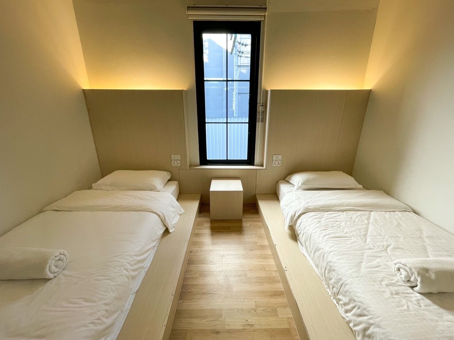 SUPERIOR, TWIN BEDS, SHARED BATHROOM