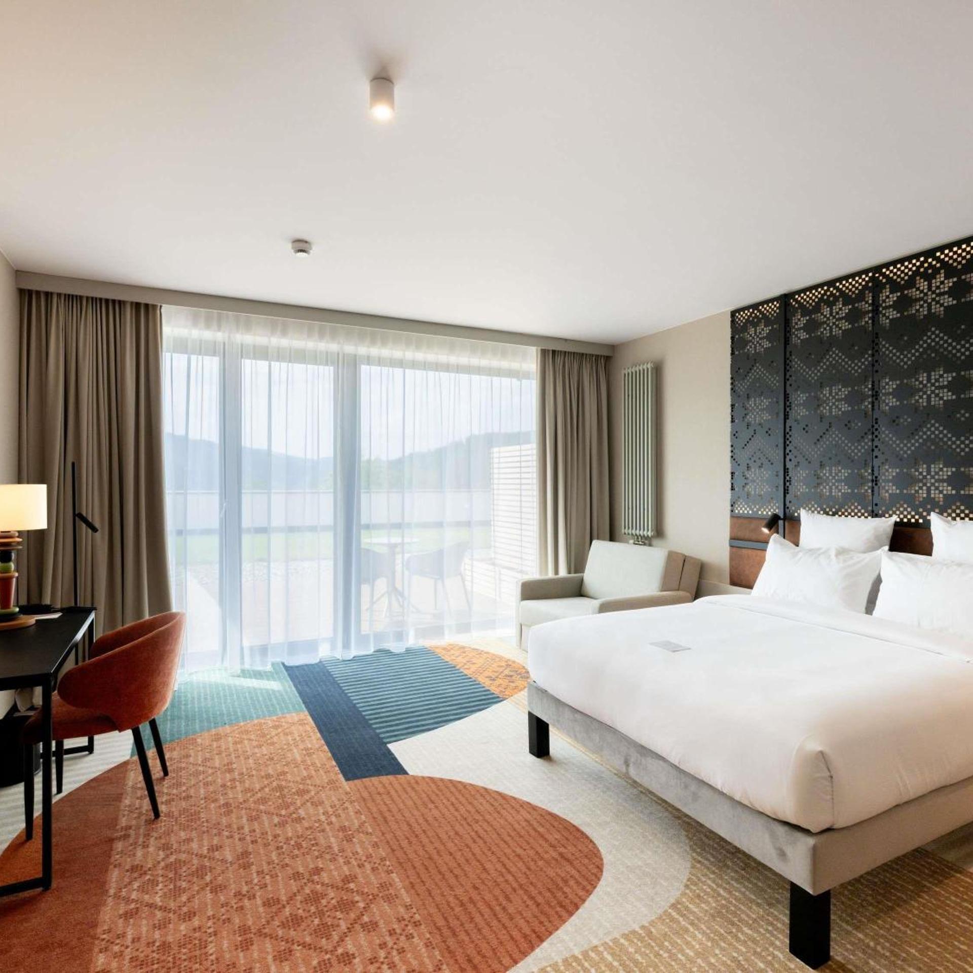 Privilege, Double Bed, Mountain View, Sofa, Balcony
