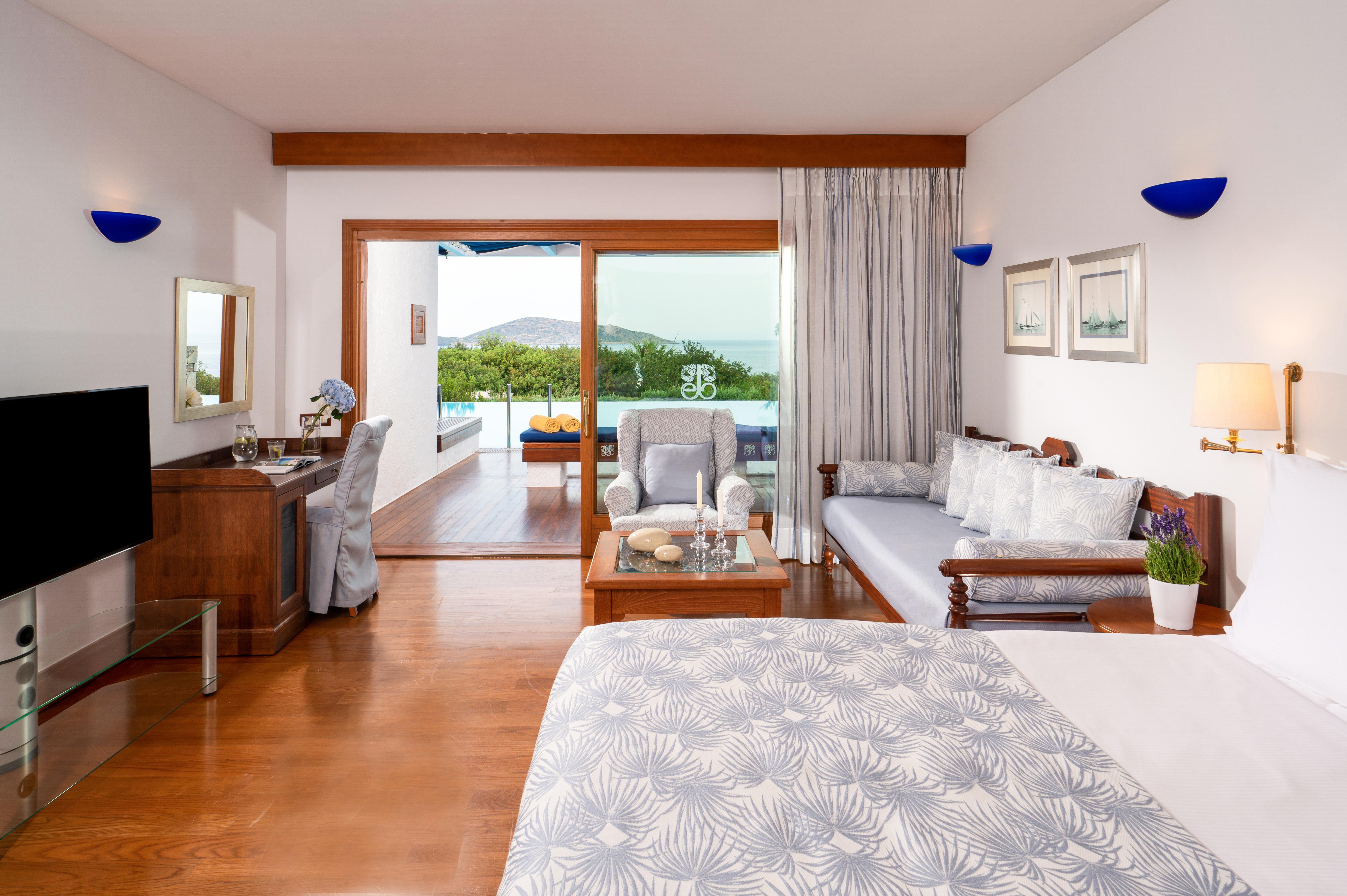 Deluxe, Sea View, Shared Poolterrace