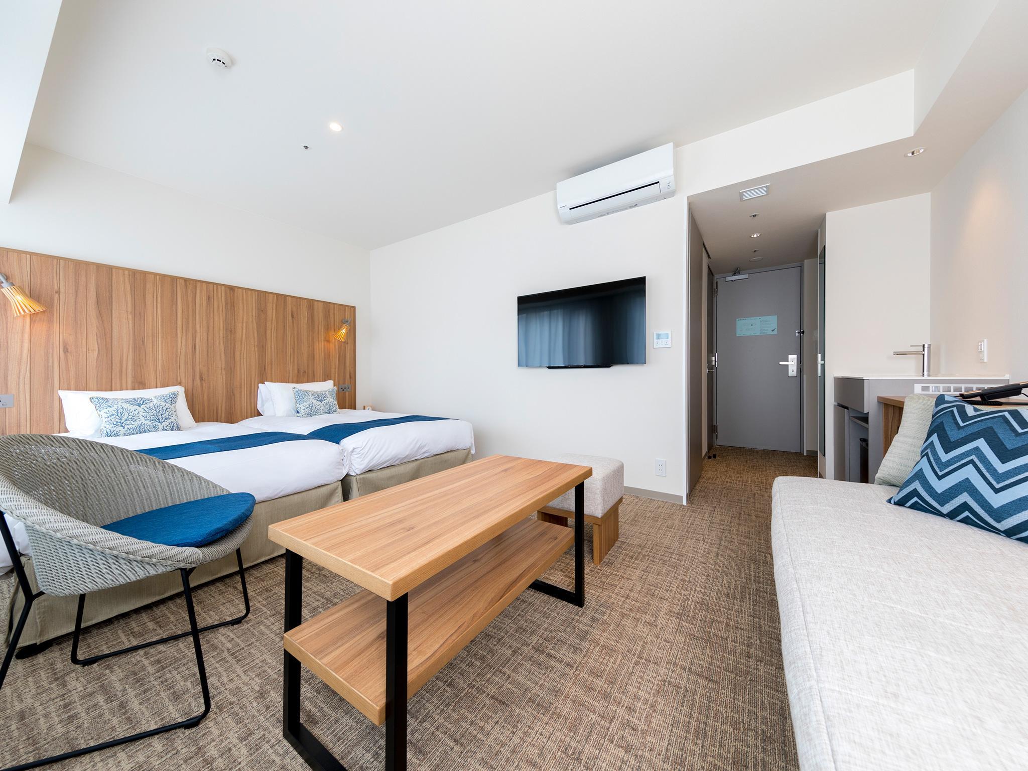 Semi Room, Residential, Family, Single, 2 Semi Double Beds