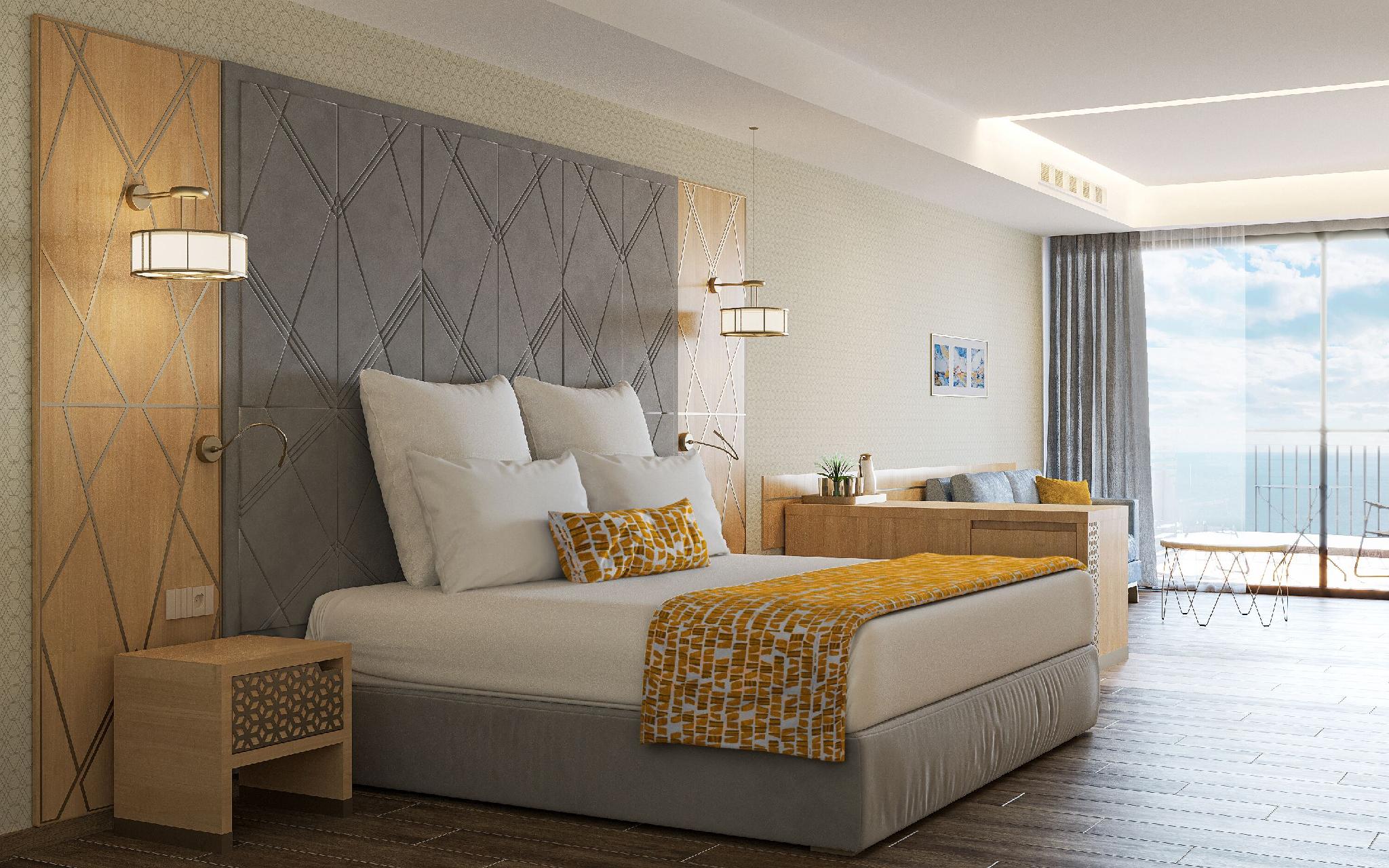 Junior Suite, Single, Double Bed, Sea Front