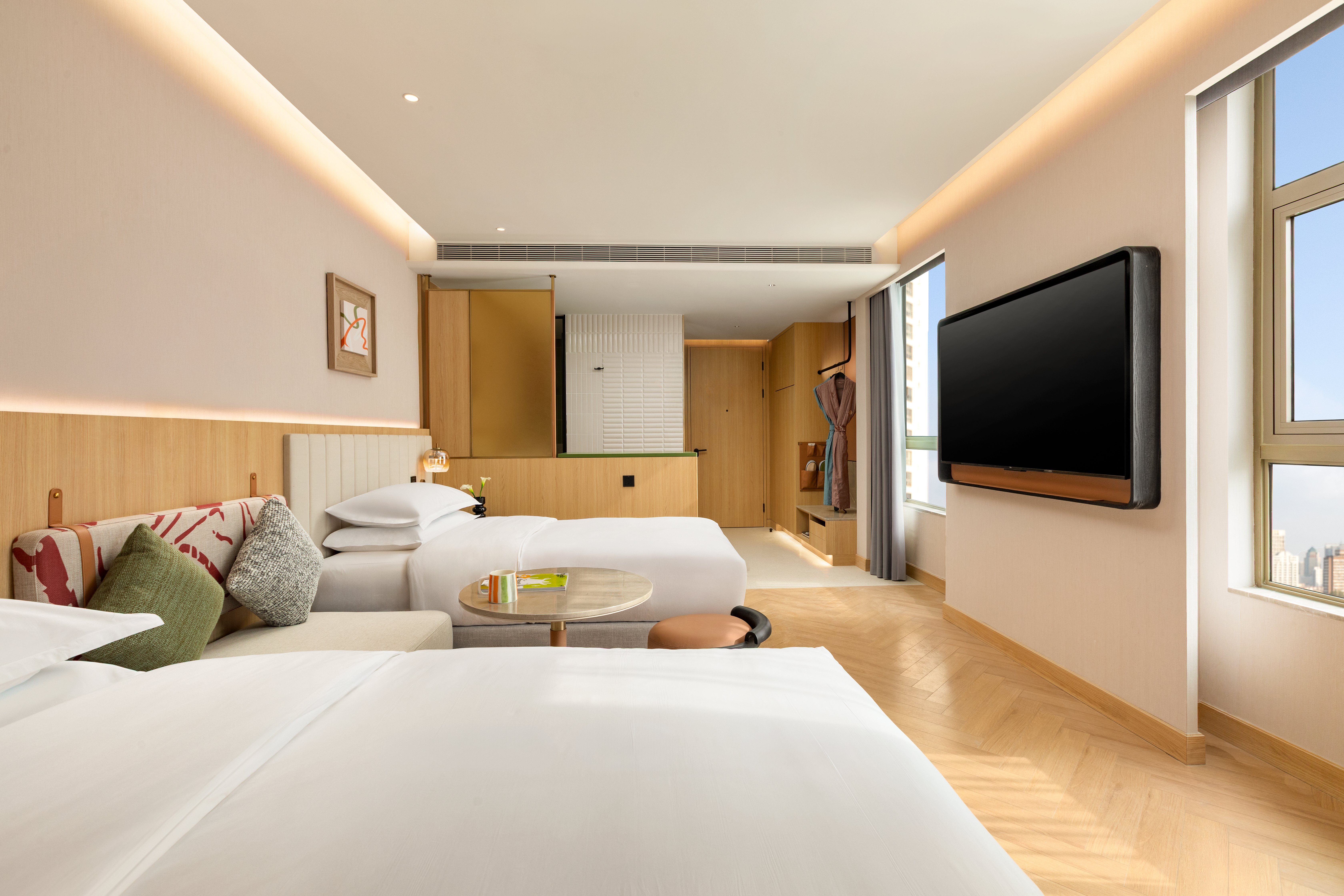 Standard, 2 Double Beds