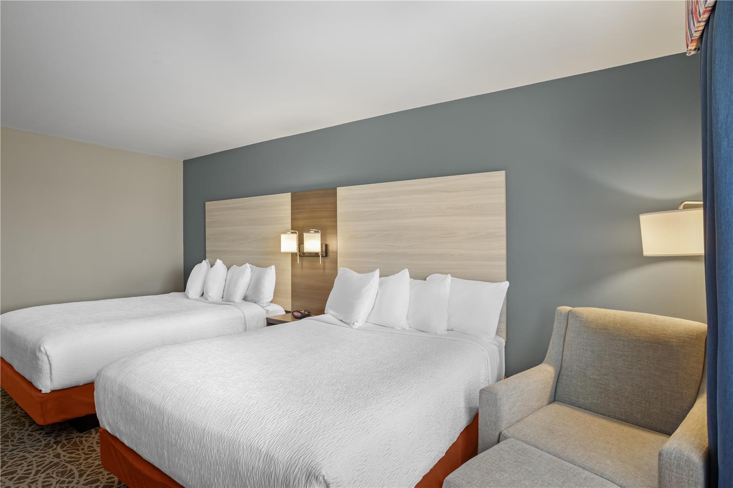 غرفة بسريرين كوين لذوي الإعاقة، Best Western Porterville Inn 3/3