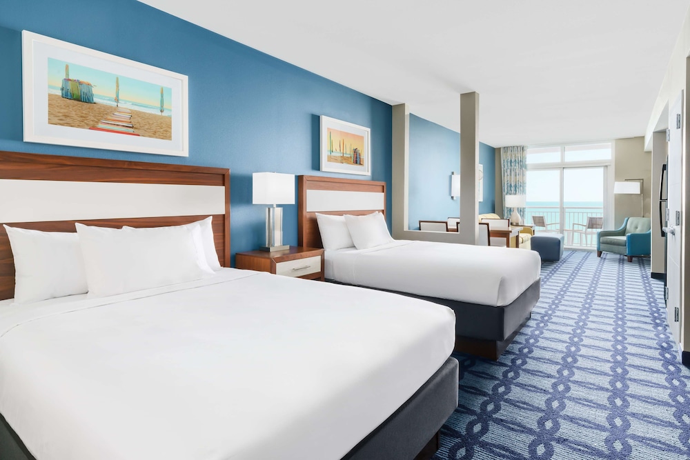 Ocean, Studio, 2 Queen Beds, Ocean Front, Accessible