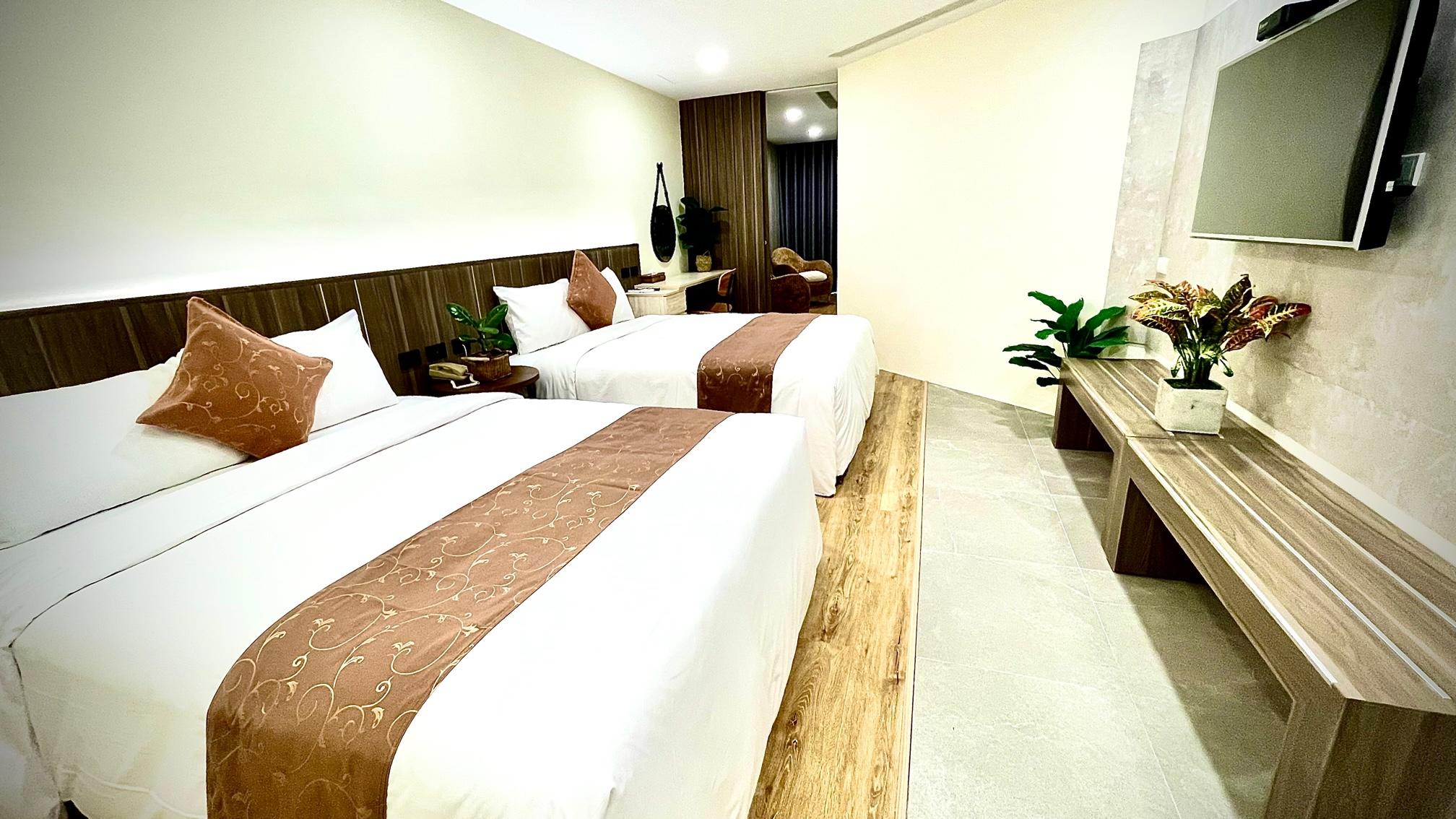 Room, Quadruple, 2 Double Beds, Balcony