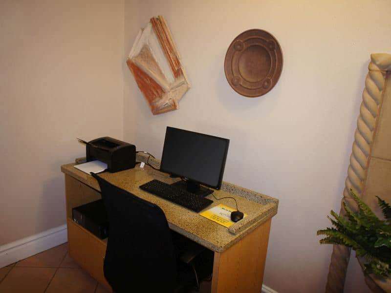 work area