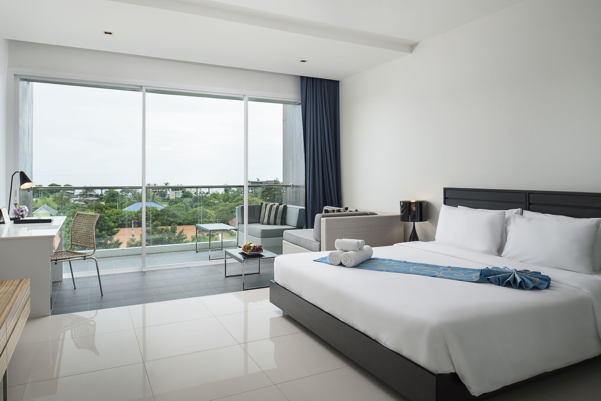 غرفة ديلوكس بسريرين مزدوجين بغرفتي نوم بحوض استحمام، Mida De Sea Hua Hin 3/10