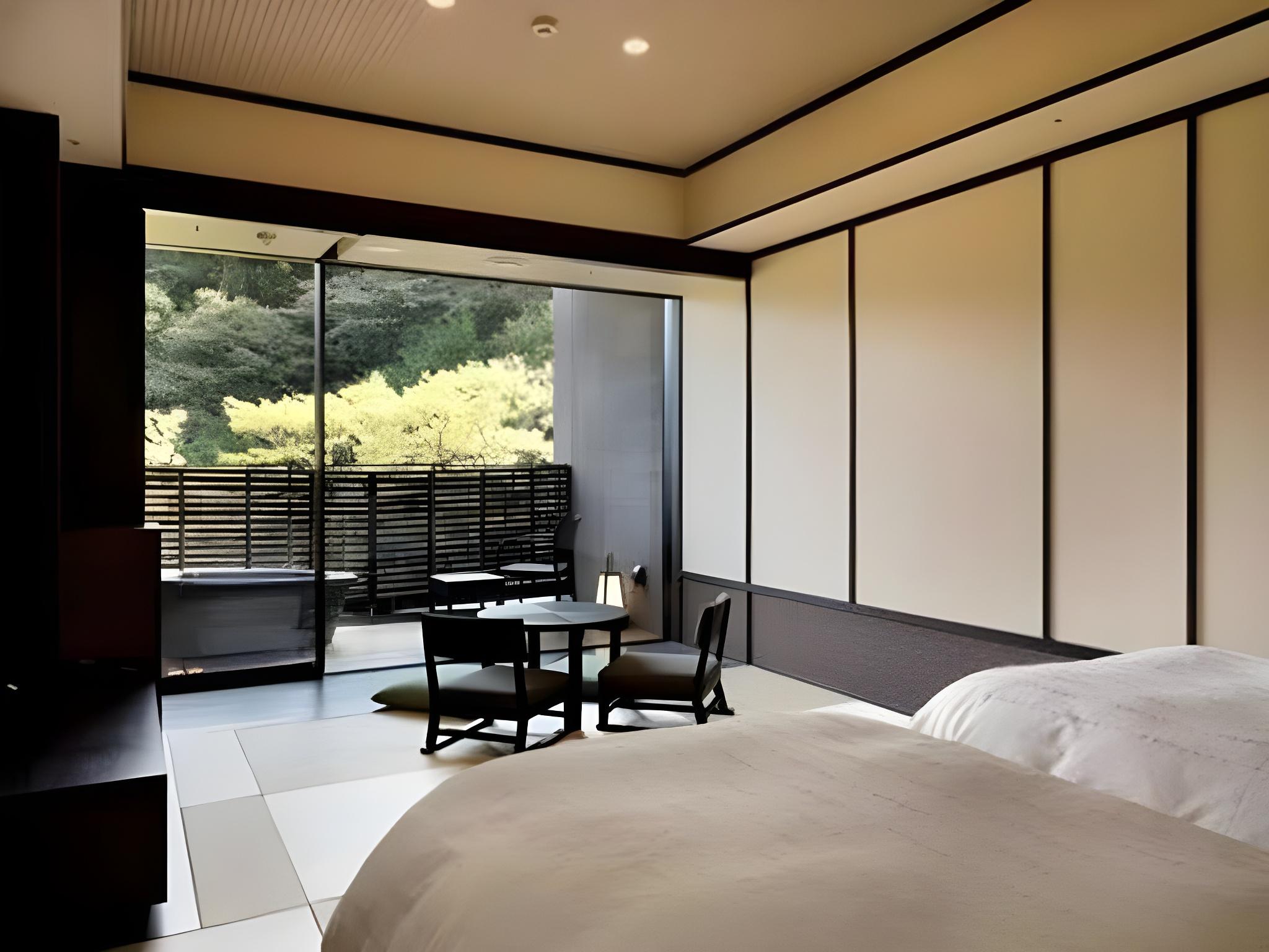 Superior, Twin Beds, 2 Futon Beds, Outdoor Bath