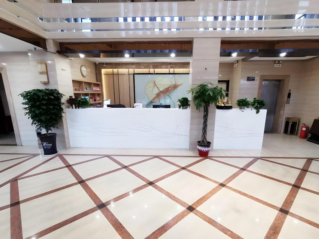 Lobby at Greentree Inn Shandong Dezhou City Lingcheng District Fuxing Street Bus Station Express Hotel, DEZHOU