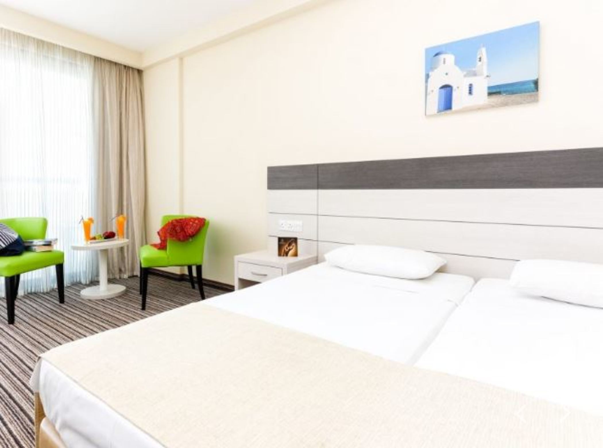 Superior, Double or Twin Bed, Lateral Side Sea View