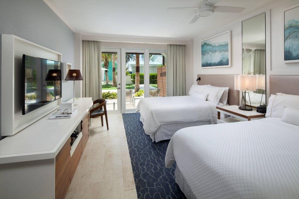 Lanai, Ocean, Guest Room, 2 Double Beds, Pool View