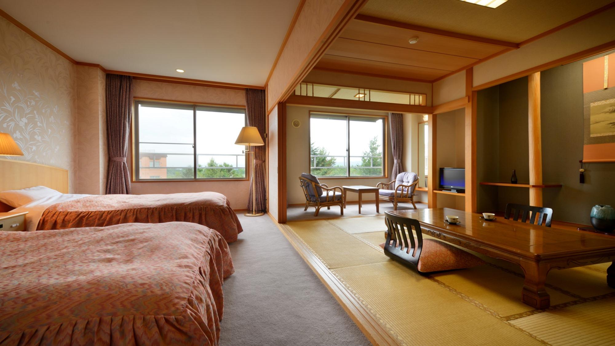 Japanese Western, Special, Twin Beds, Tatami