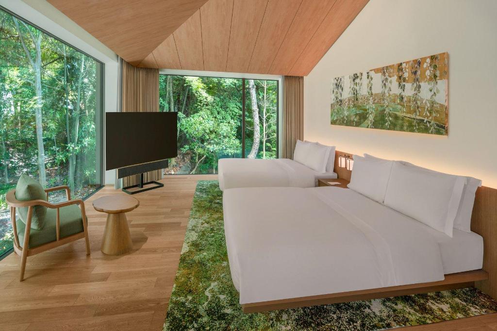 1 Bedroom, Presidential, Onsen, Suite, Twin Beds, Garden View