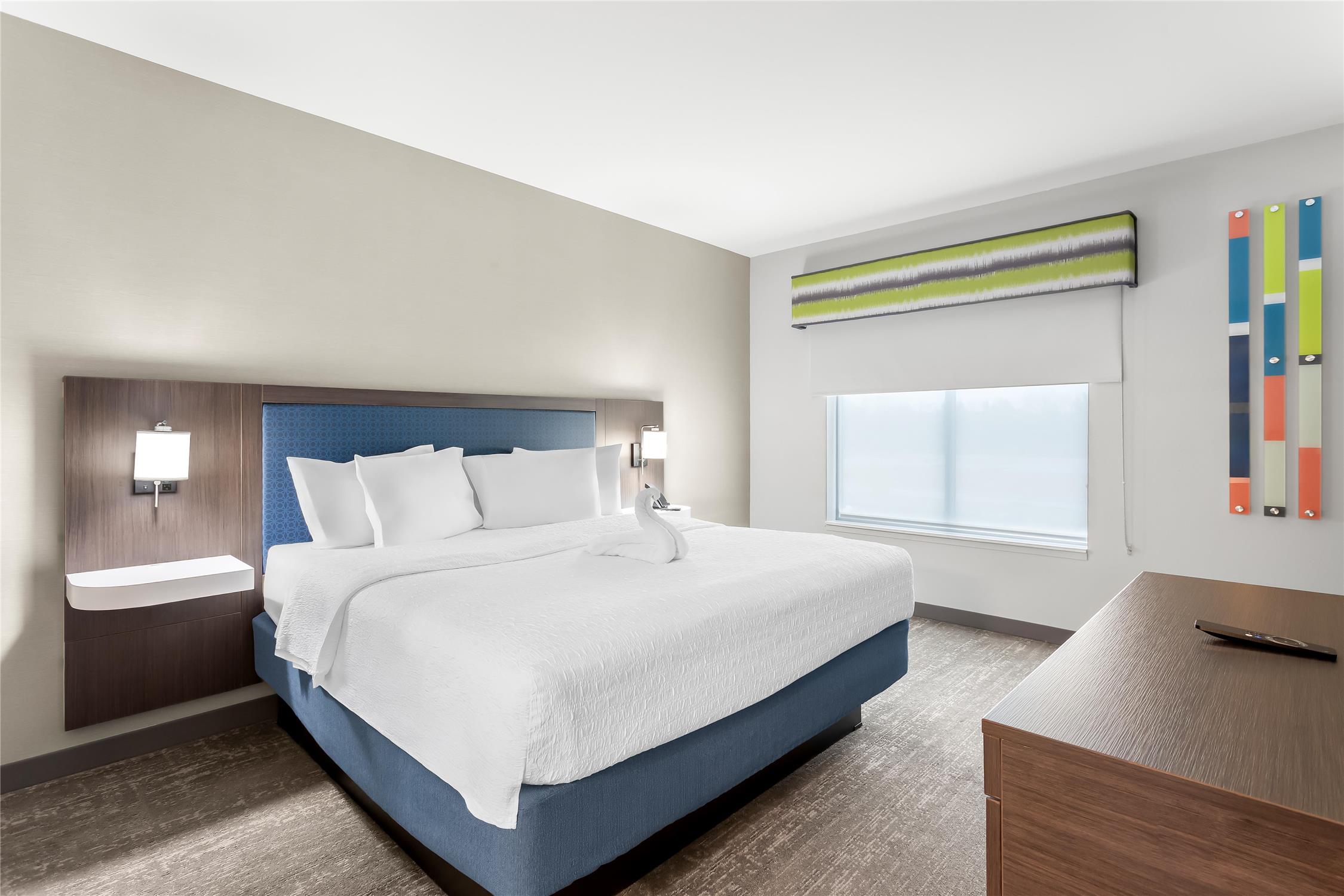 جناح استوديو بسرير كينج، Hampton Inn Huntley Chicago 2/5