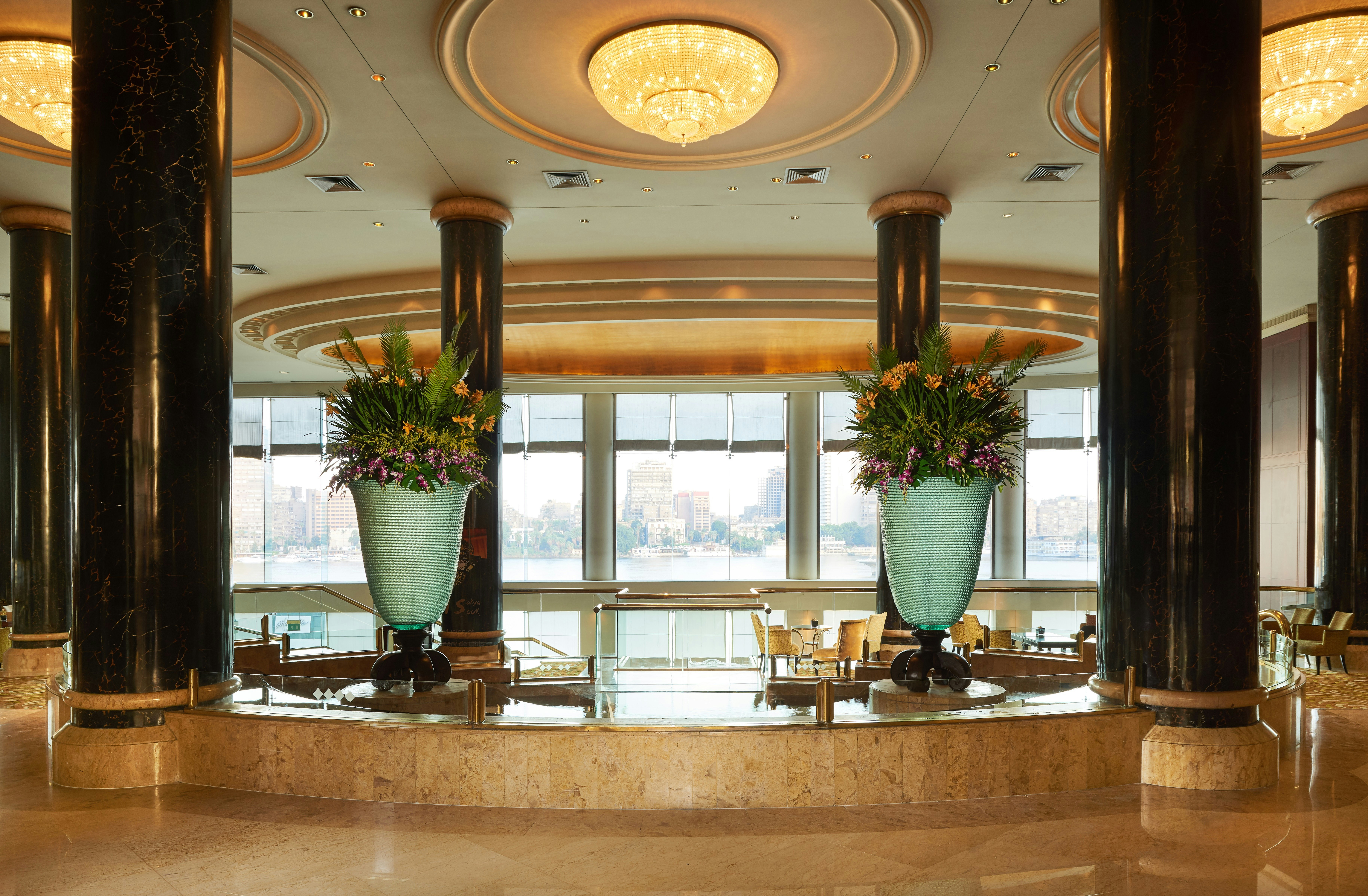 Lobby at Hilton Cairo Grand Nile, CAIRO