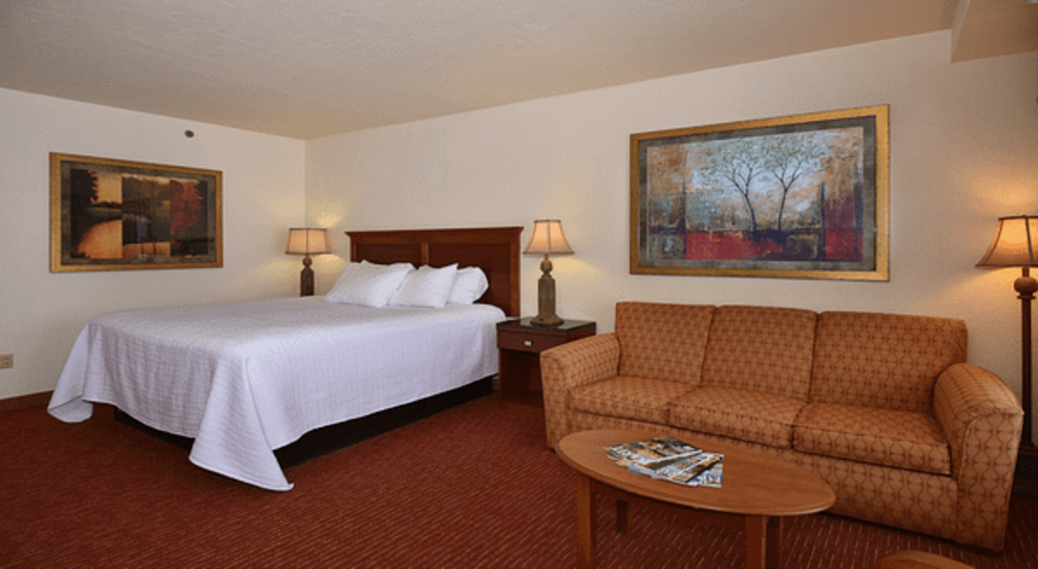 Room, King Bed, Slopeside Hotel at Seven Springs Resort 2/3