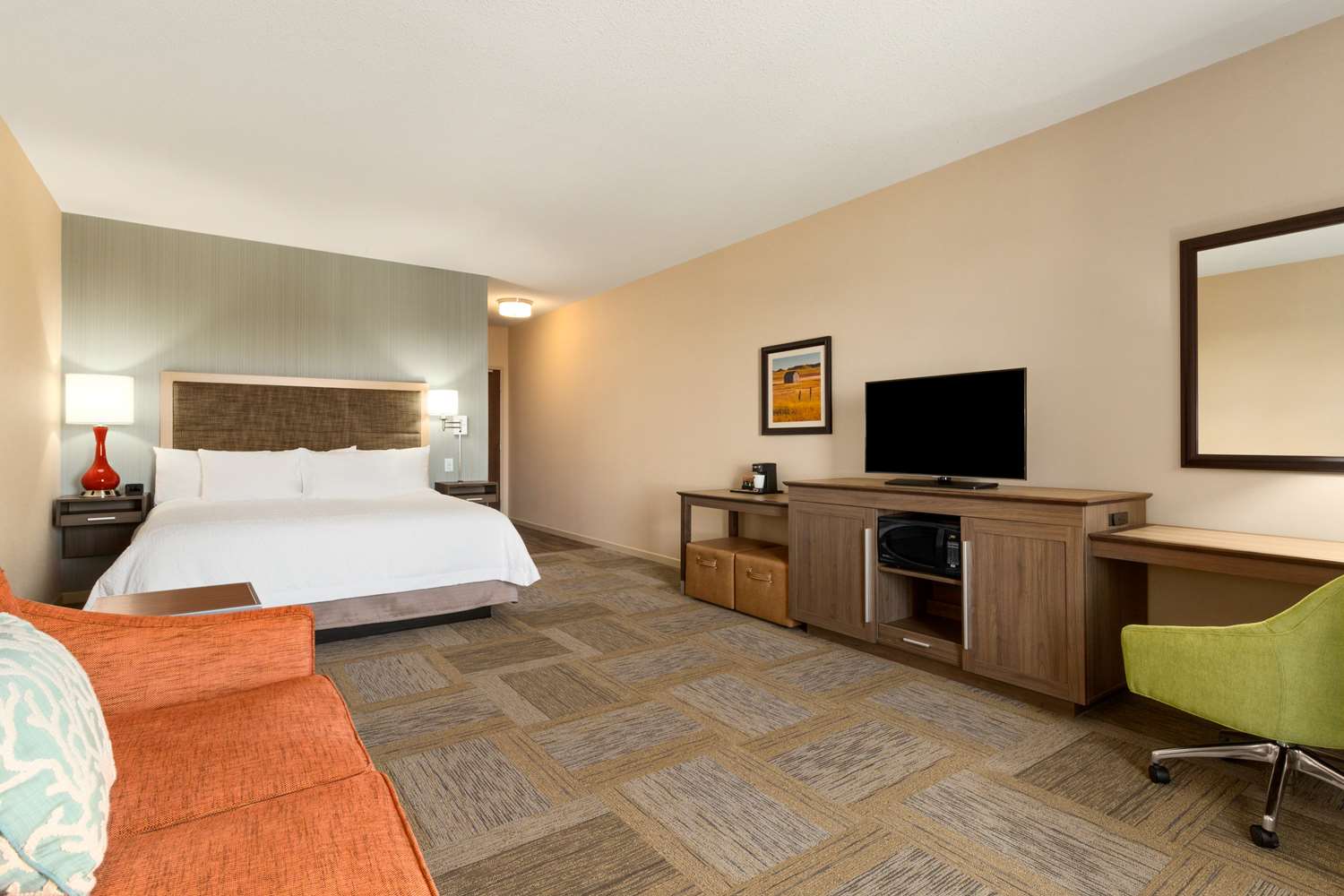 Room, King Bed, Sofa