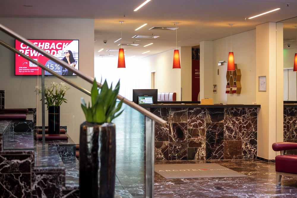Lobby at Arcotel Rubin Hotel, HAMBURG