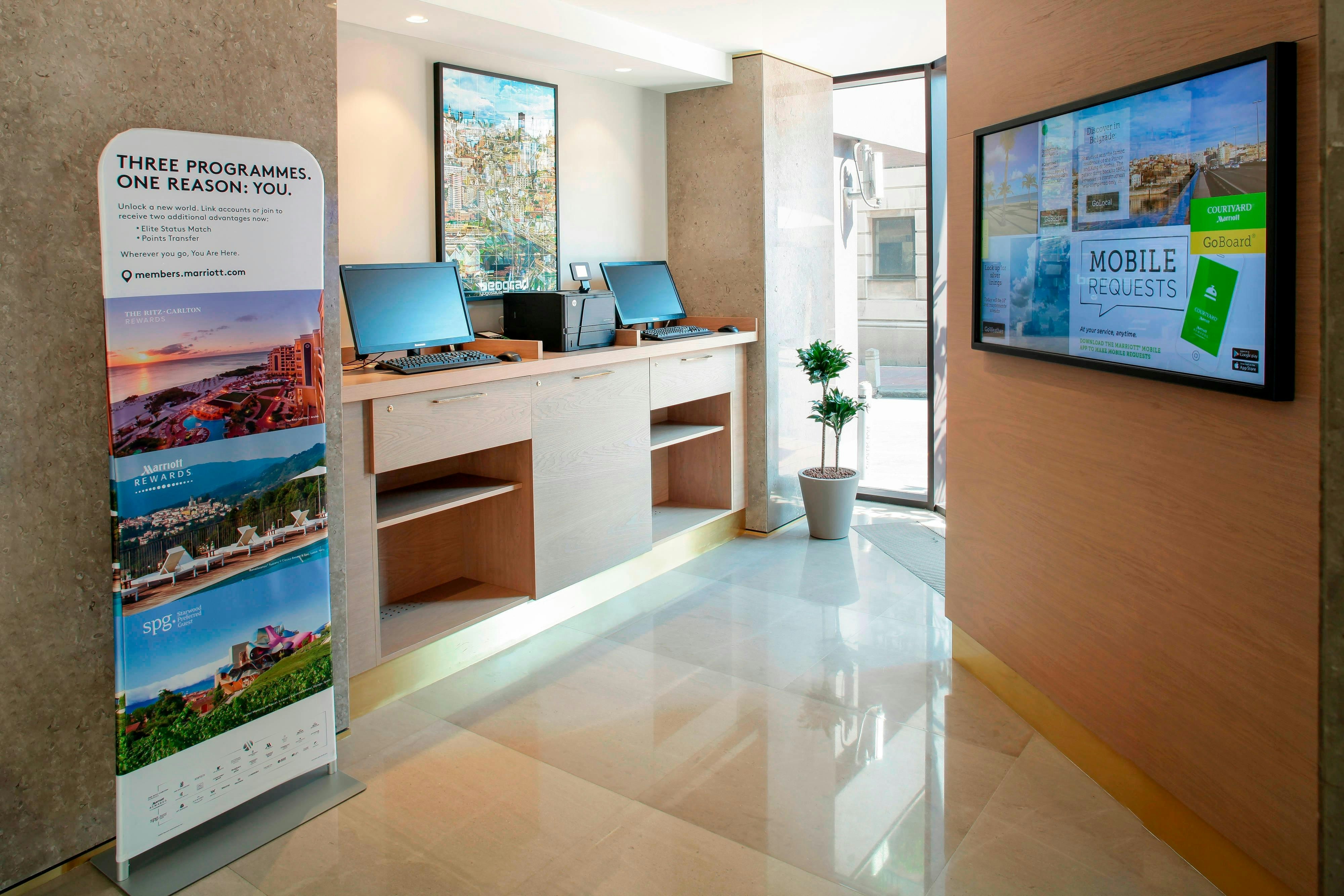 Lobby at COURTYARD BY MARRIOTT BELGRADE CITY CENTER, BELGRADE
