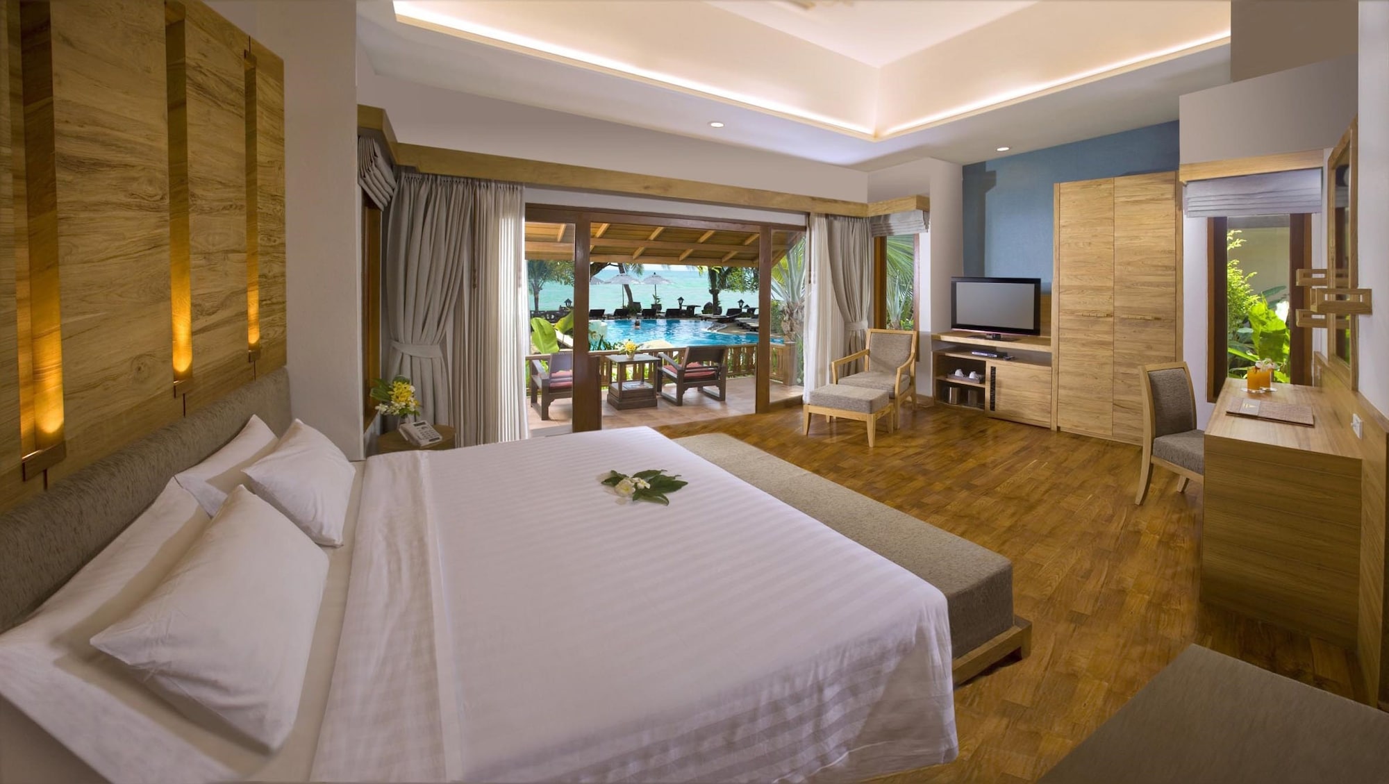 Thai, Villa, House, King Bed