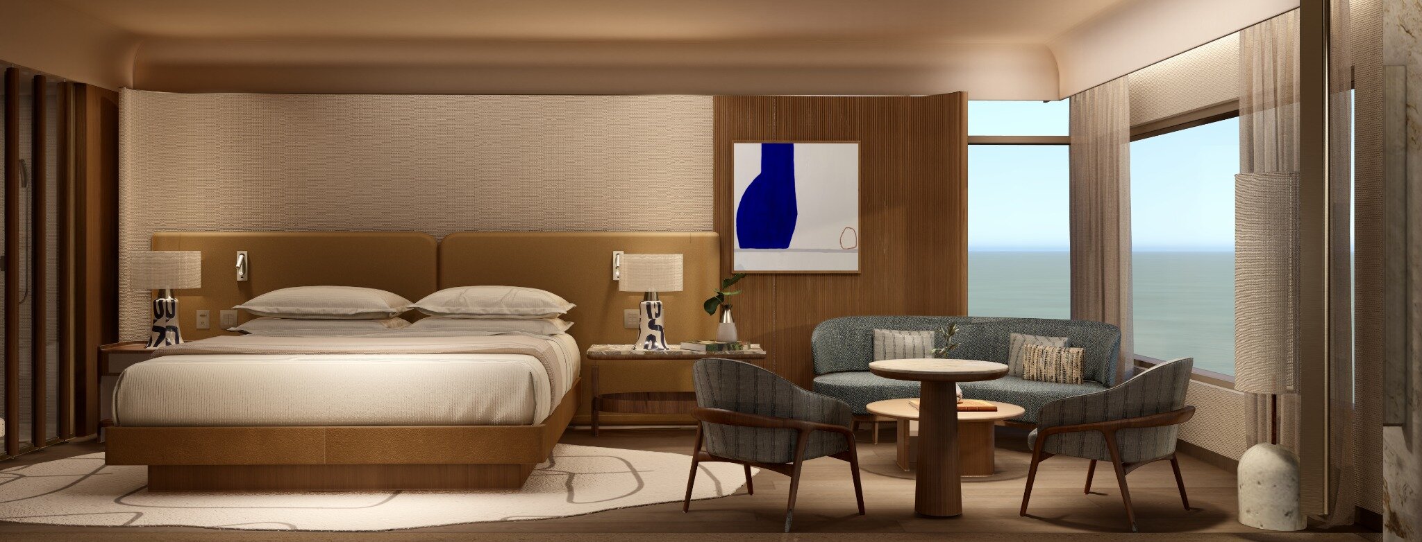 Junior Suite, King Bed, Ocean Front