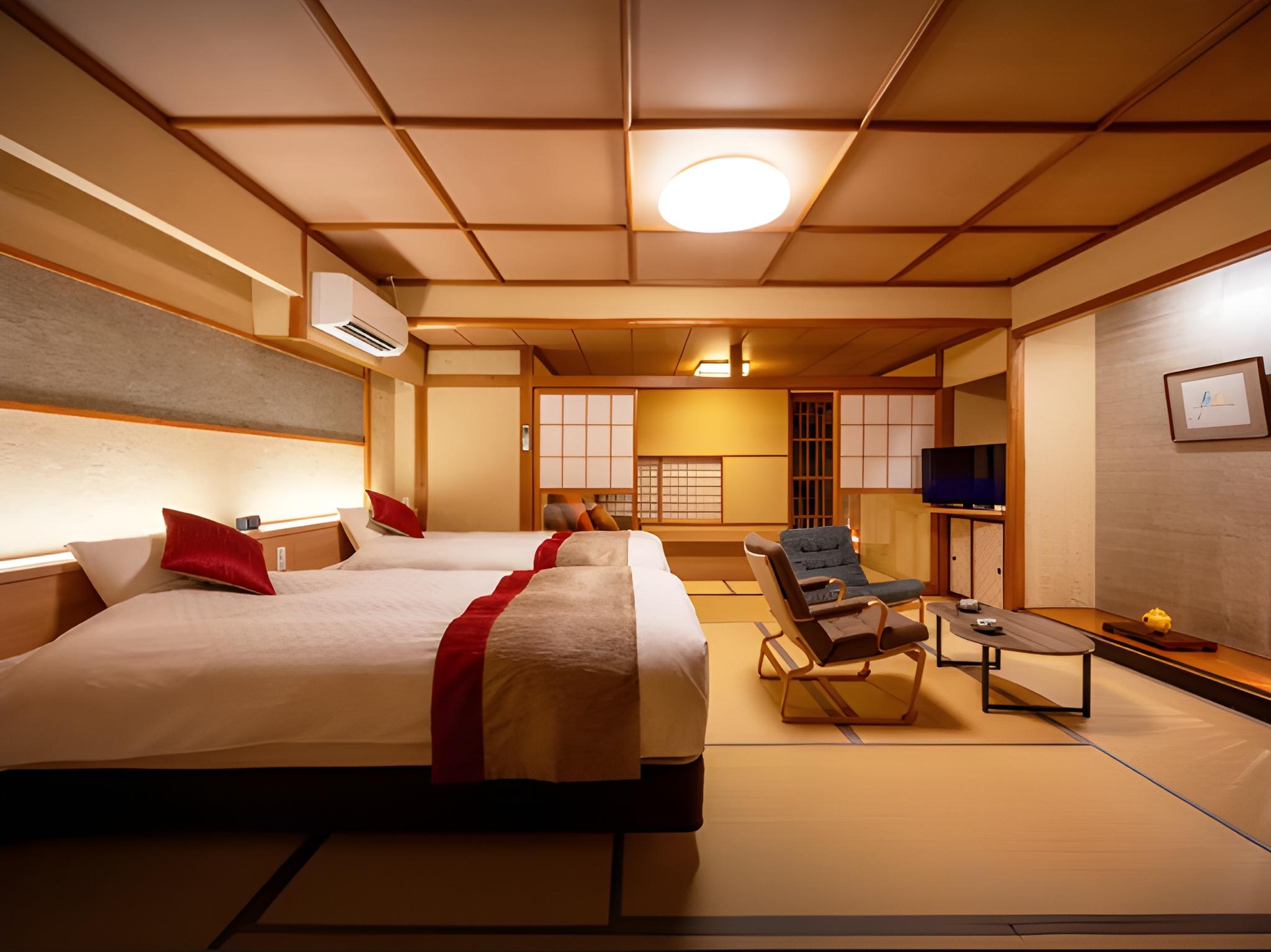 Japanese, Superior, Garden View, Bathtub