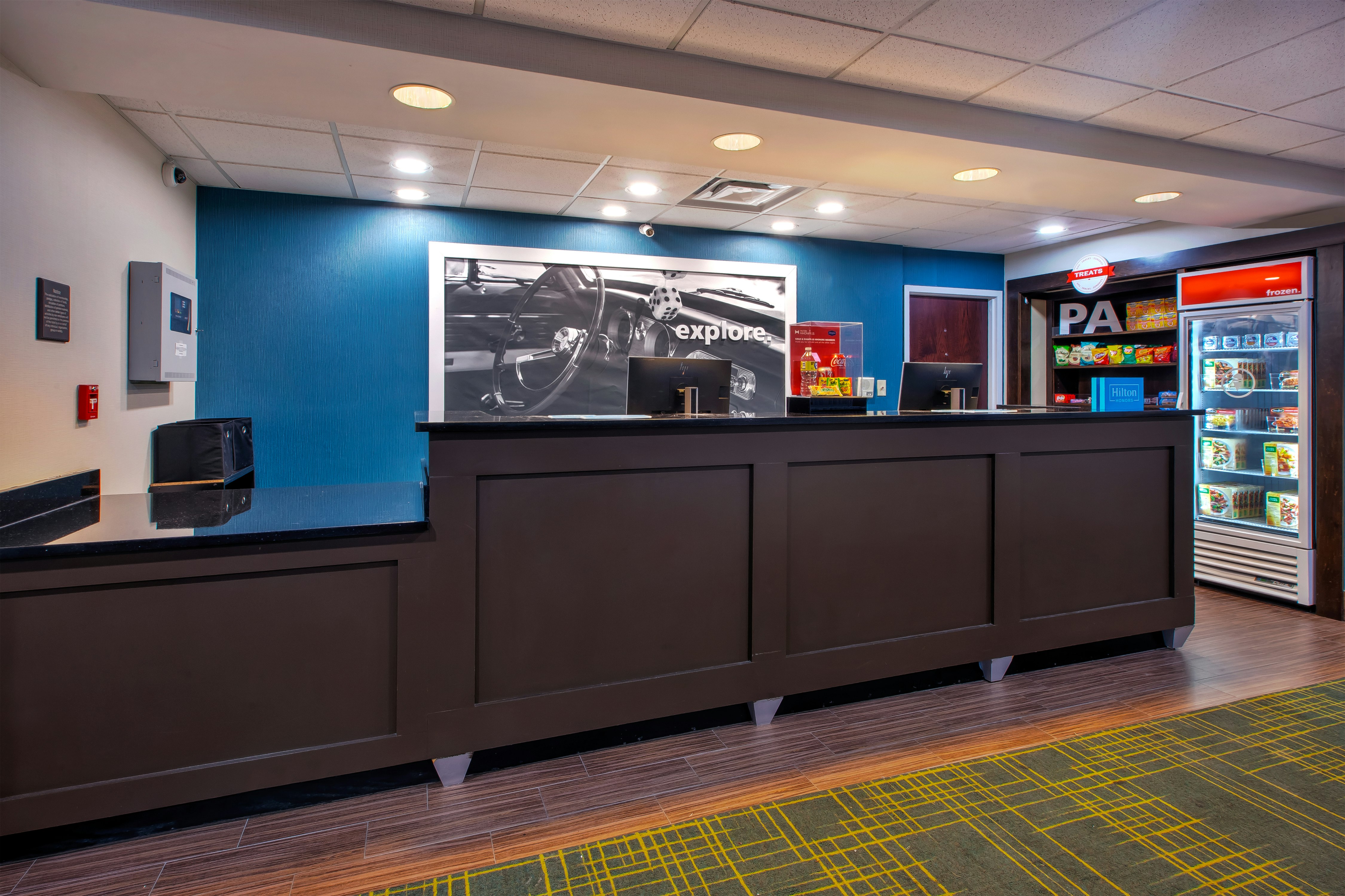 Lobby at Hampton Inn Clarion, CLARION - PA