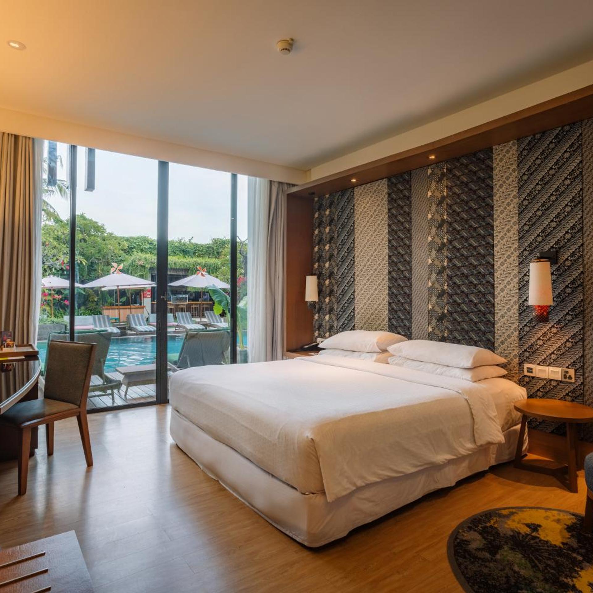 Deluxe, Double Bed, Pool Access