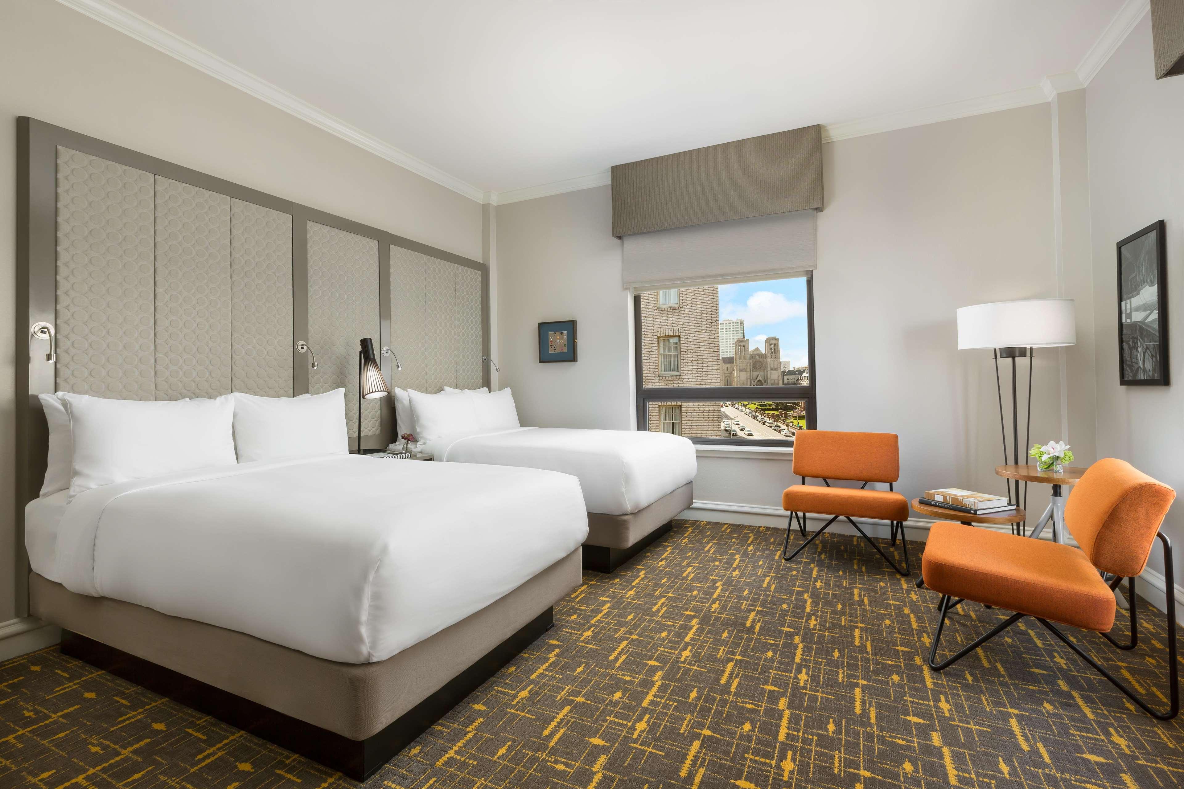 Premier, 2 Double Beds, with View