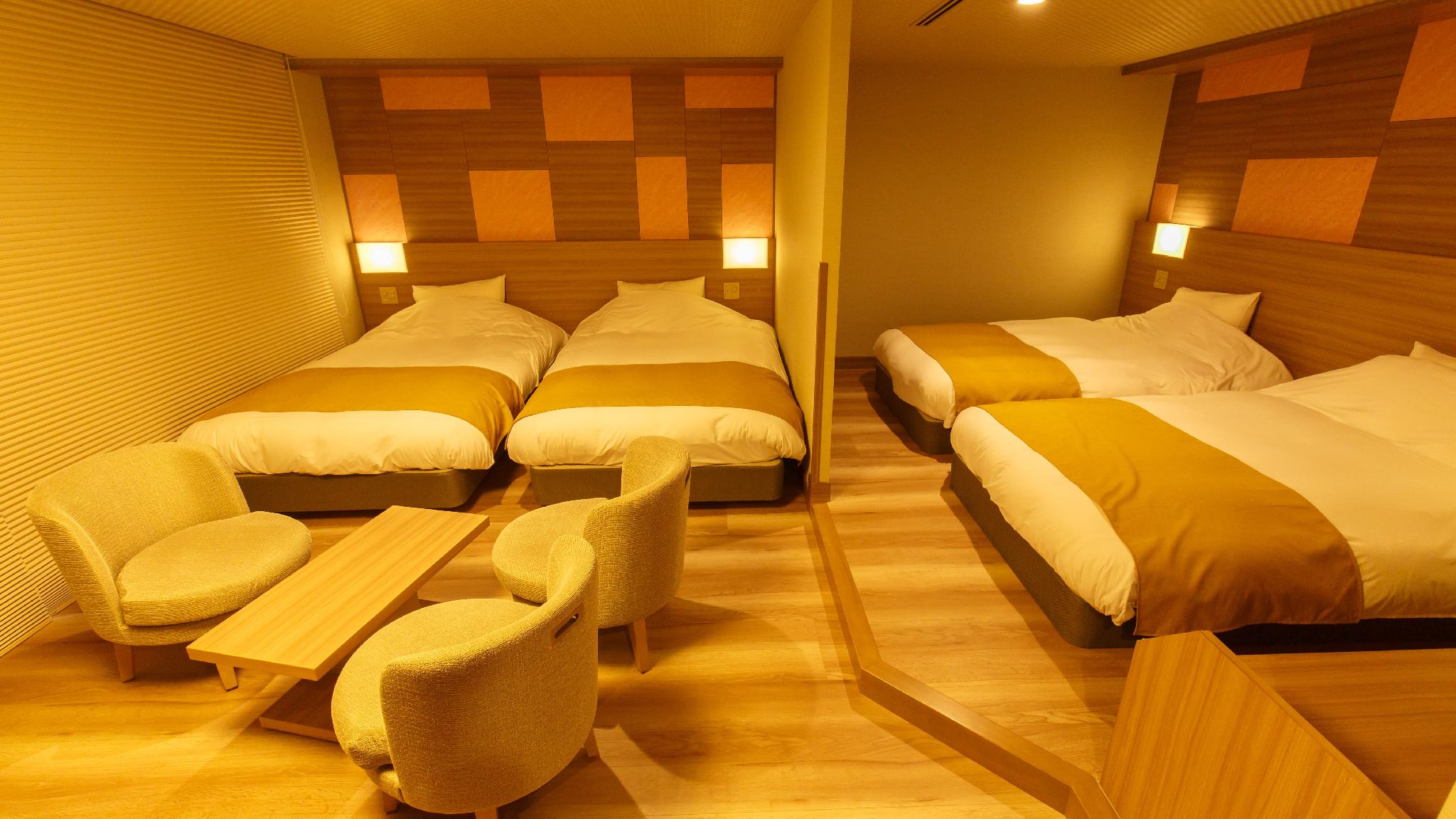 Deluxe, Suite, Quadruple, 4 Beds, Outdoor Bath