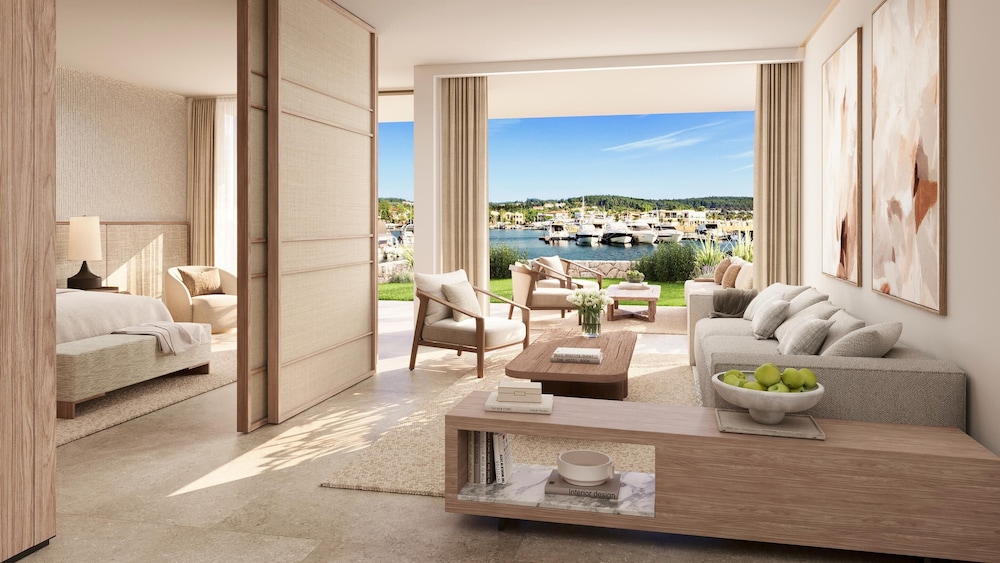 1 Bedroom, Garden, Private, Residence, Double Bed, Marina Front, Sofa، Sani Asterias 2/6