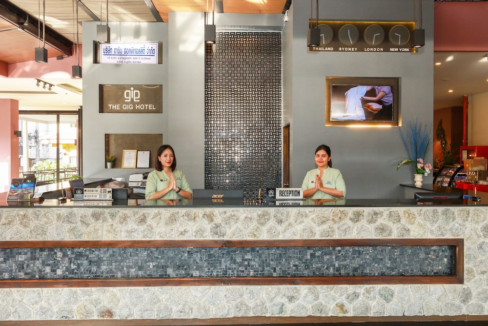 Lobby at The Gig Hotel, PATONG BEACH