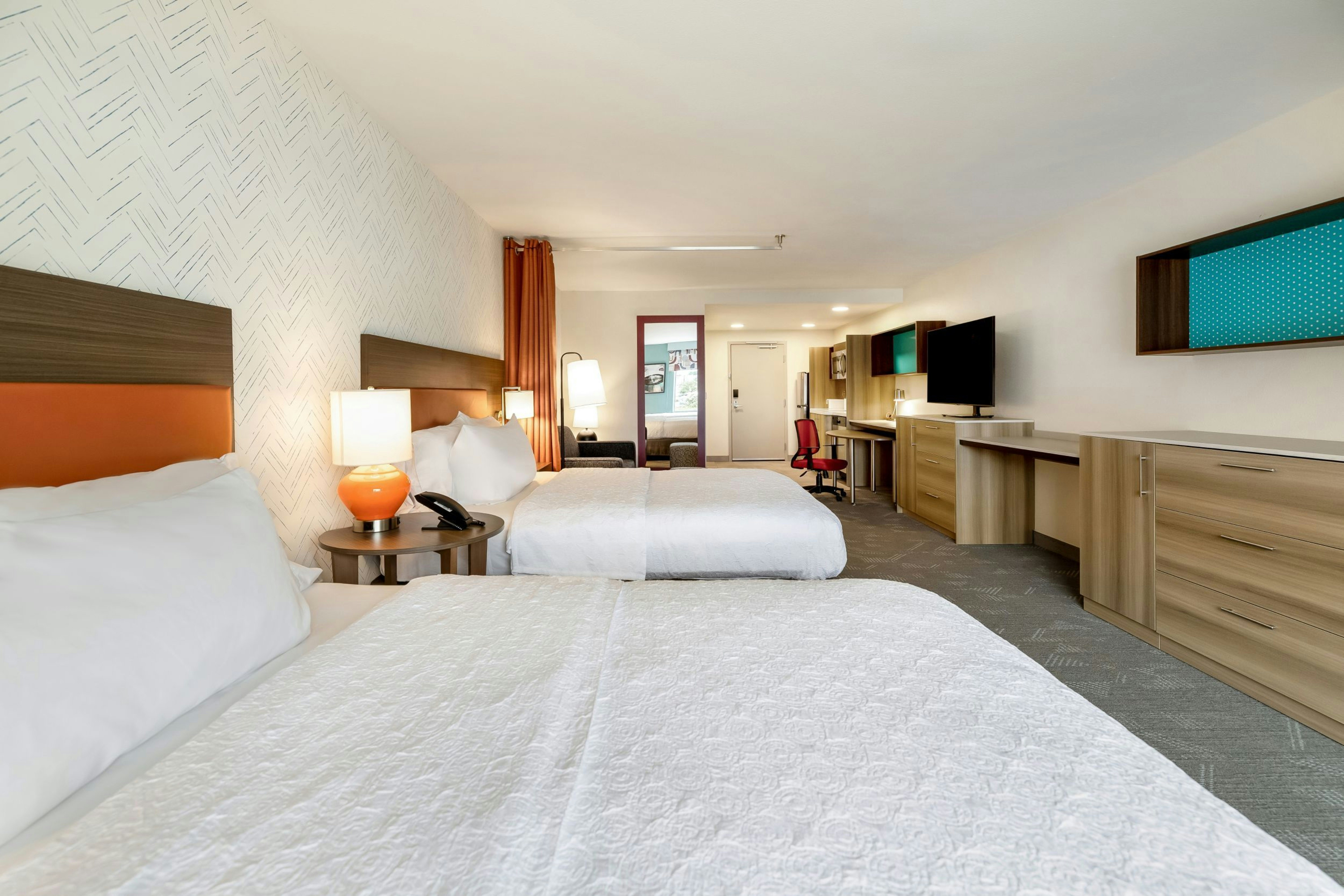 جناح استوديو بسريرين كوين، Home2 Suites by Hilton Madison East, WI 3/10