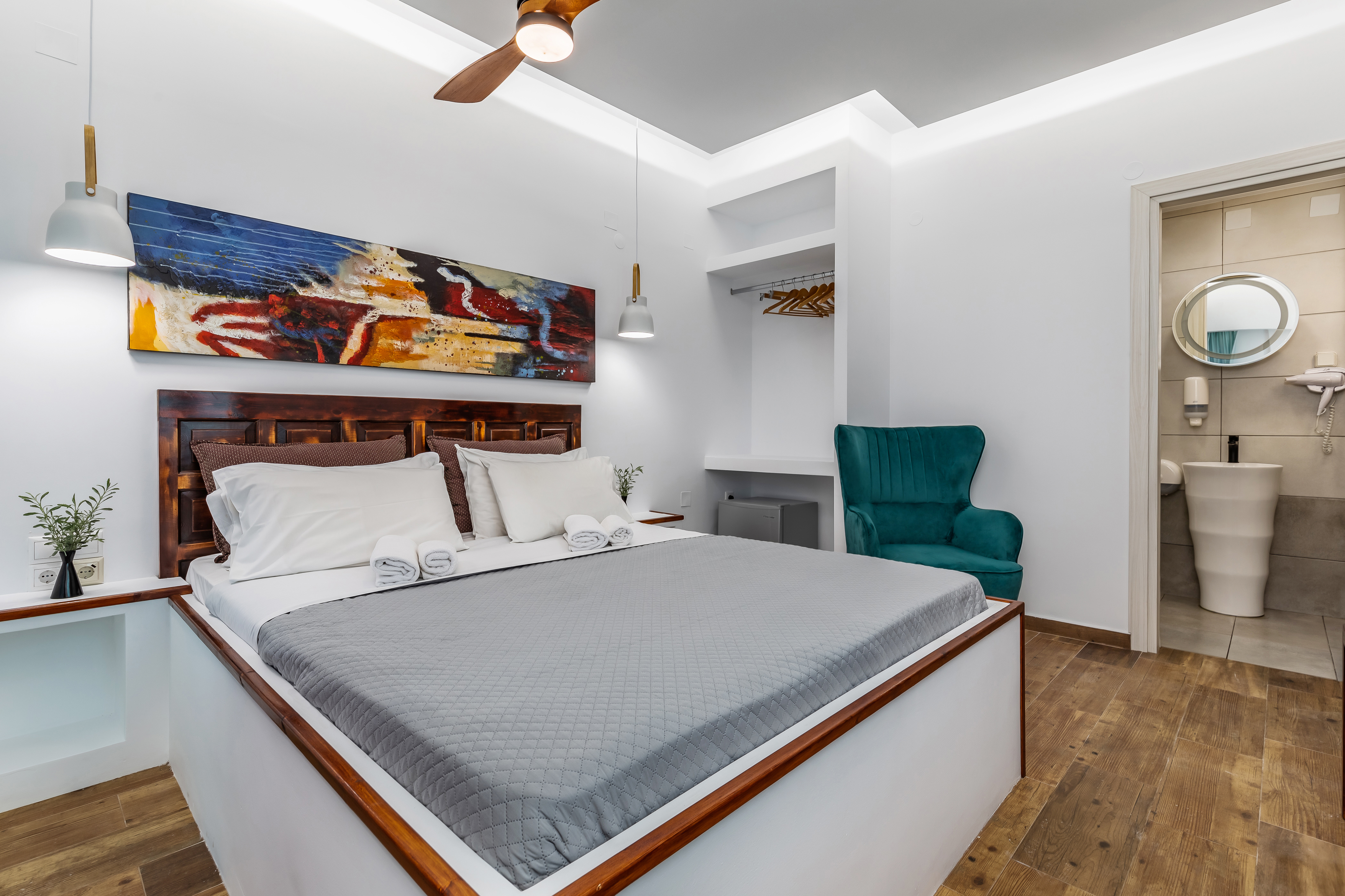 غرفة سوبيريور بسرير مزدوج، Rigas Hotel Skopelos 5/10