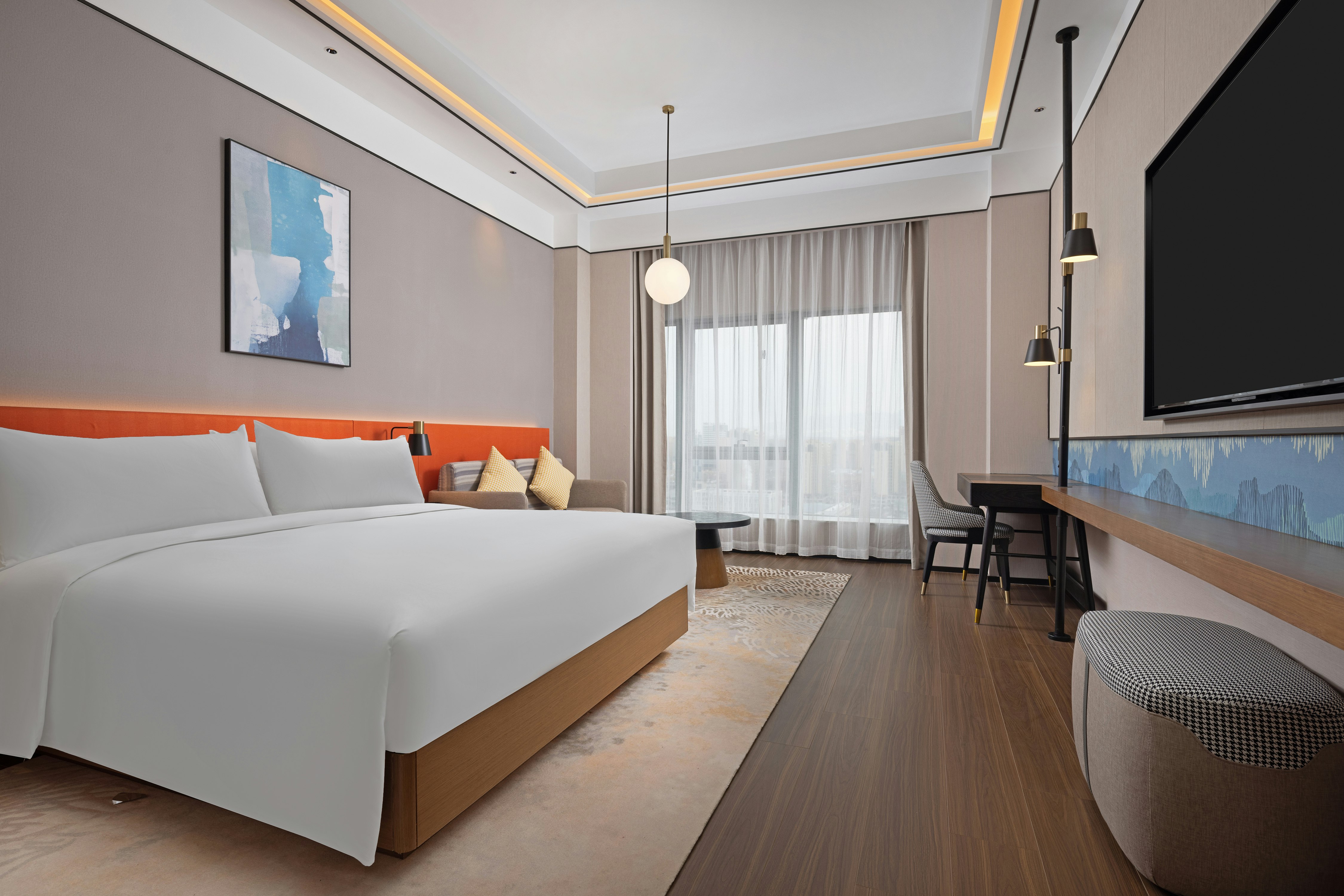 Deluxe, King Bed, Sofa