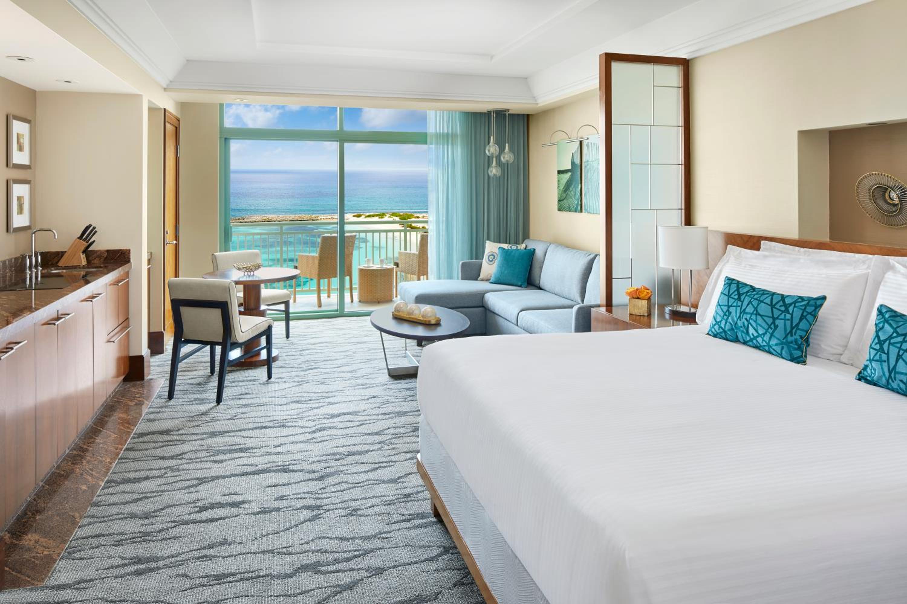 Ocean, Studio, King Bed, Sofa