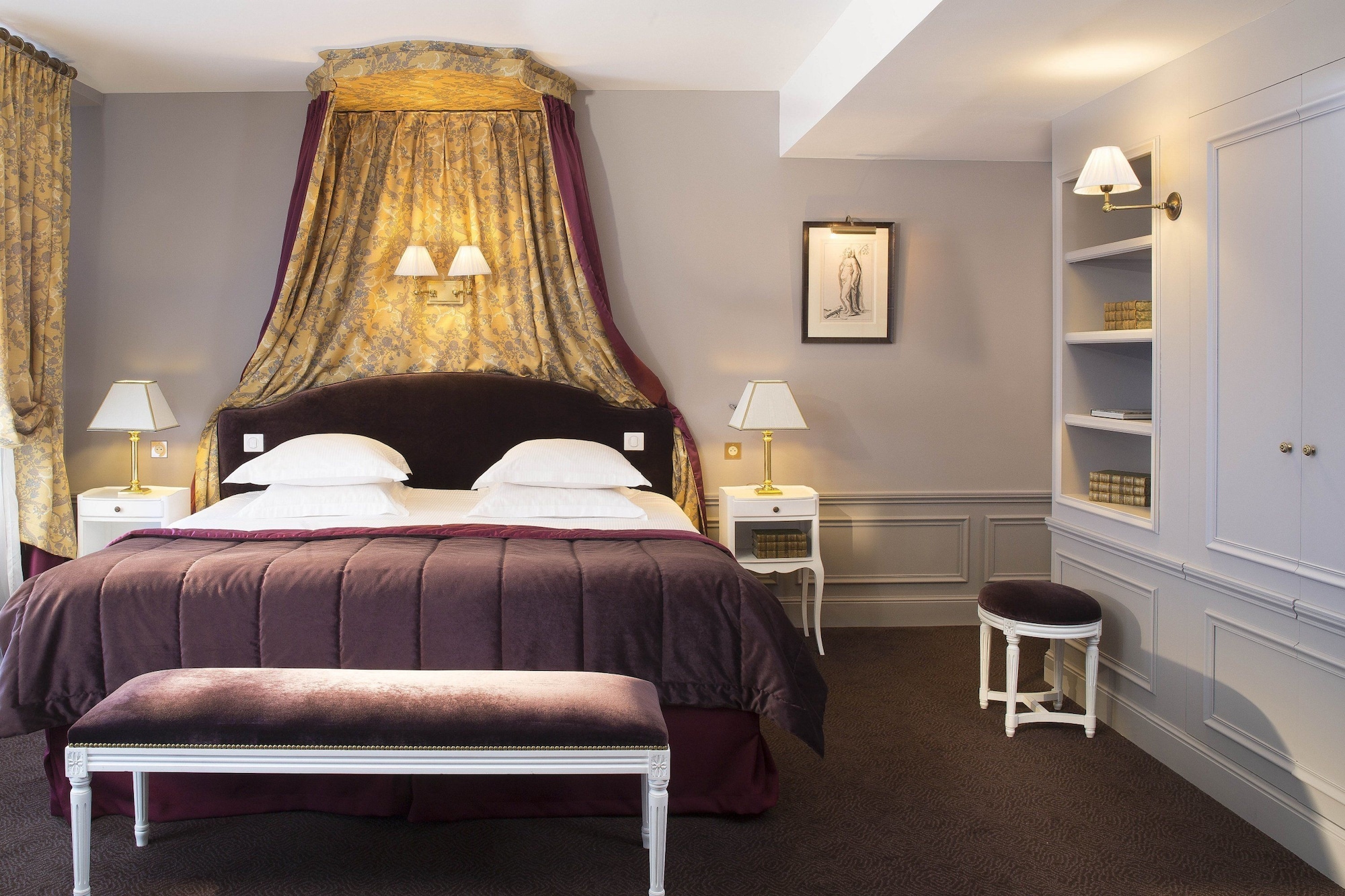 جناح تنفيذي بسريرين منفصلين مع أريكة، Hotel De Buci 7/10