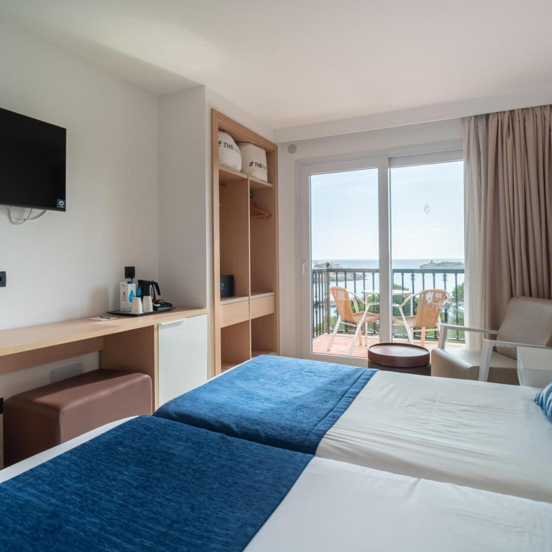 غرفة بسرير فردي بإطلالة على البحر، Thb Felip - Adults Only 6/7