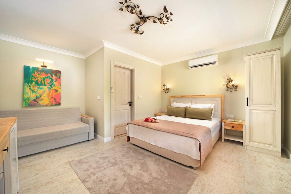 غرفة قياسية بسرير مزدوج، Orange Garden Hotel Akyaka 3/8