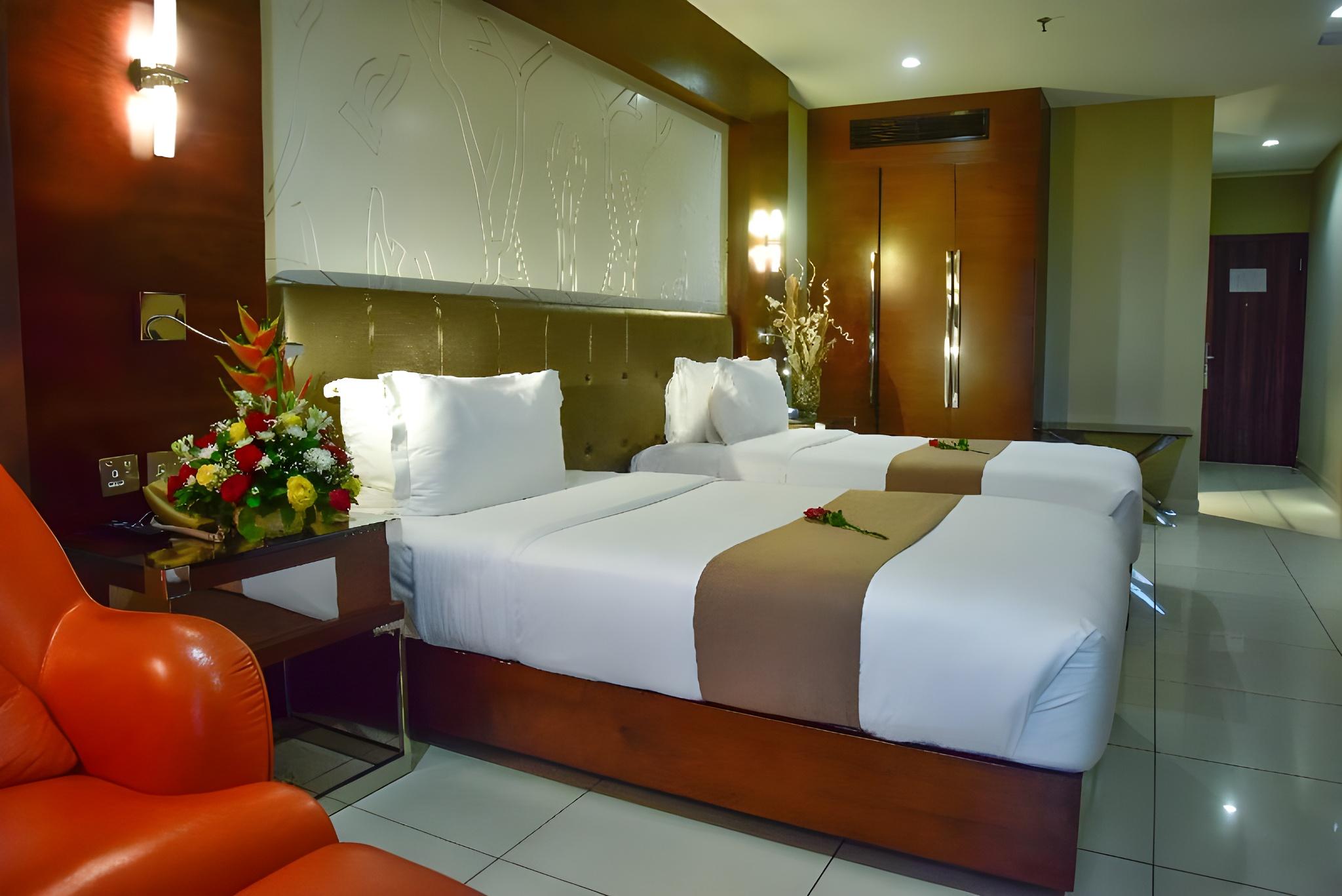 غرفة ديلوكس مفردة بسريرين منفصلين