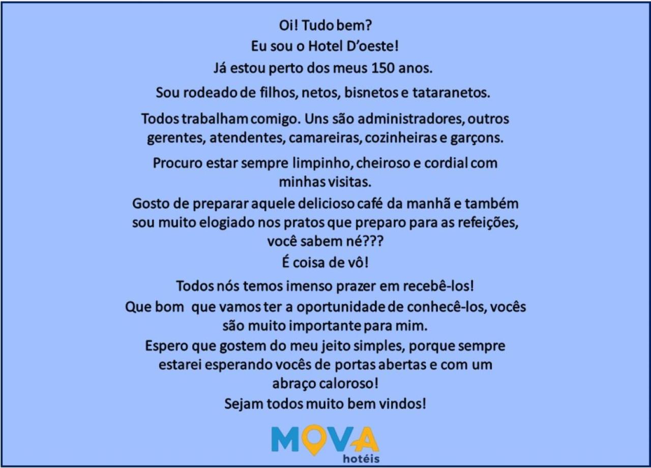 Hotel D Oeste 40/50