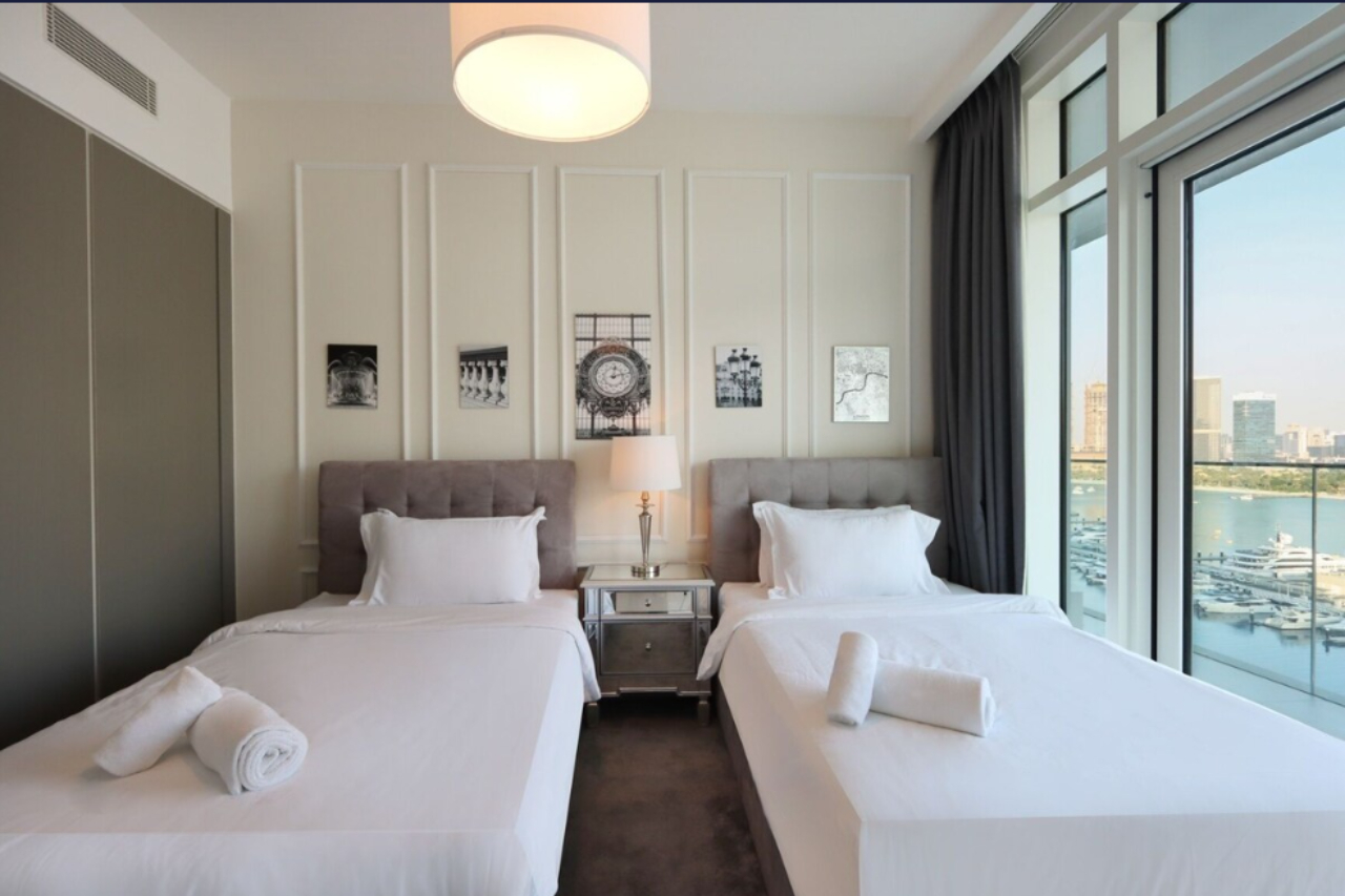 Room at 2BR Beachfront Living, Stunning Marina Views, DUBAI