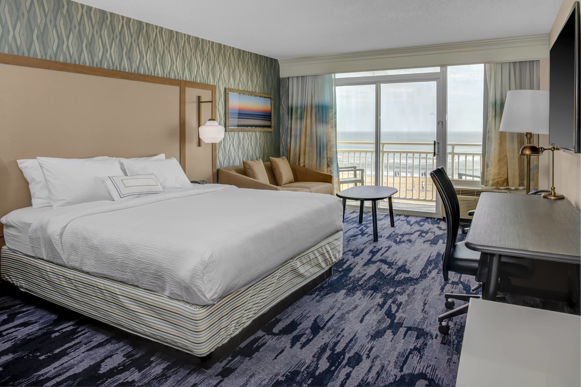 Room, King Bed, Ocean Front, Balcony
