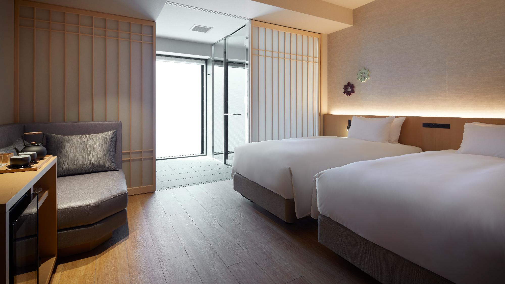 Universal, Standard, Twin Beds, Corner