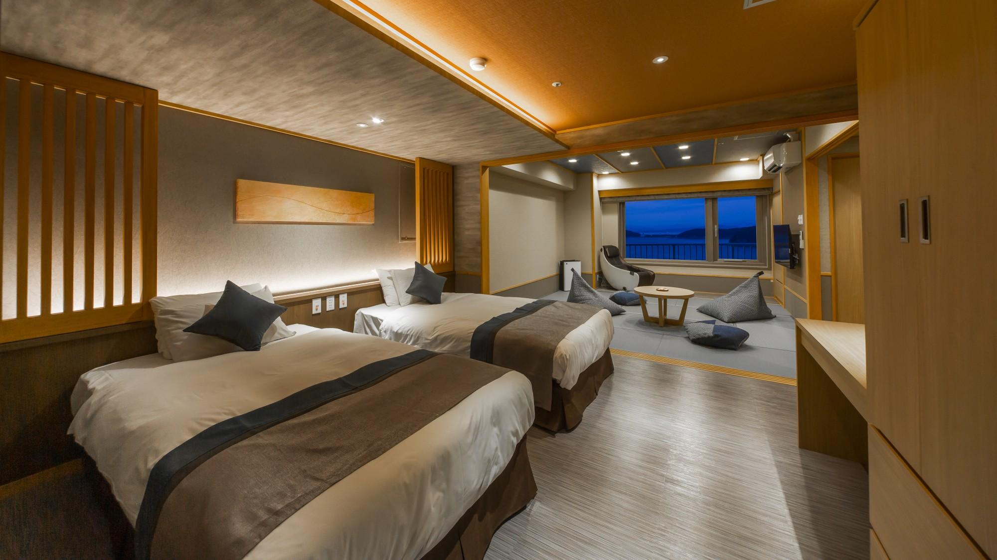 Japanese Western, Sea, Junior Suite, Ocean Front
