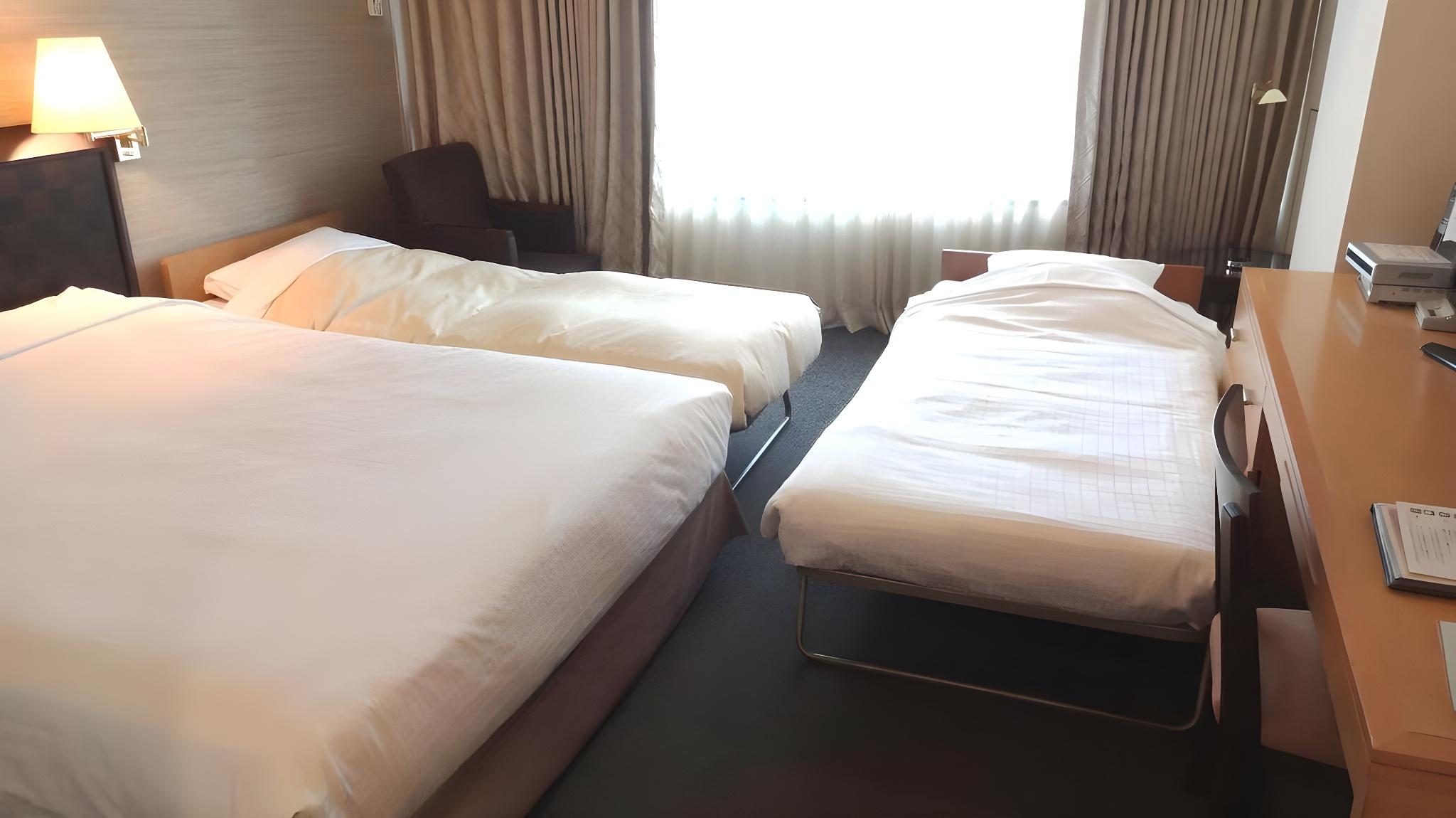 Deluxe, Double Bed, Two Extra Beds, Smoking