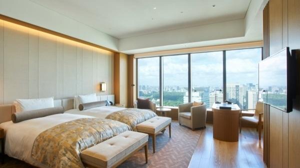 Club, Standard, Twin Beds, Night View