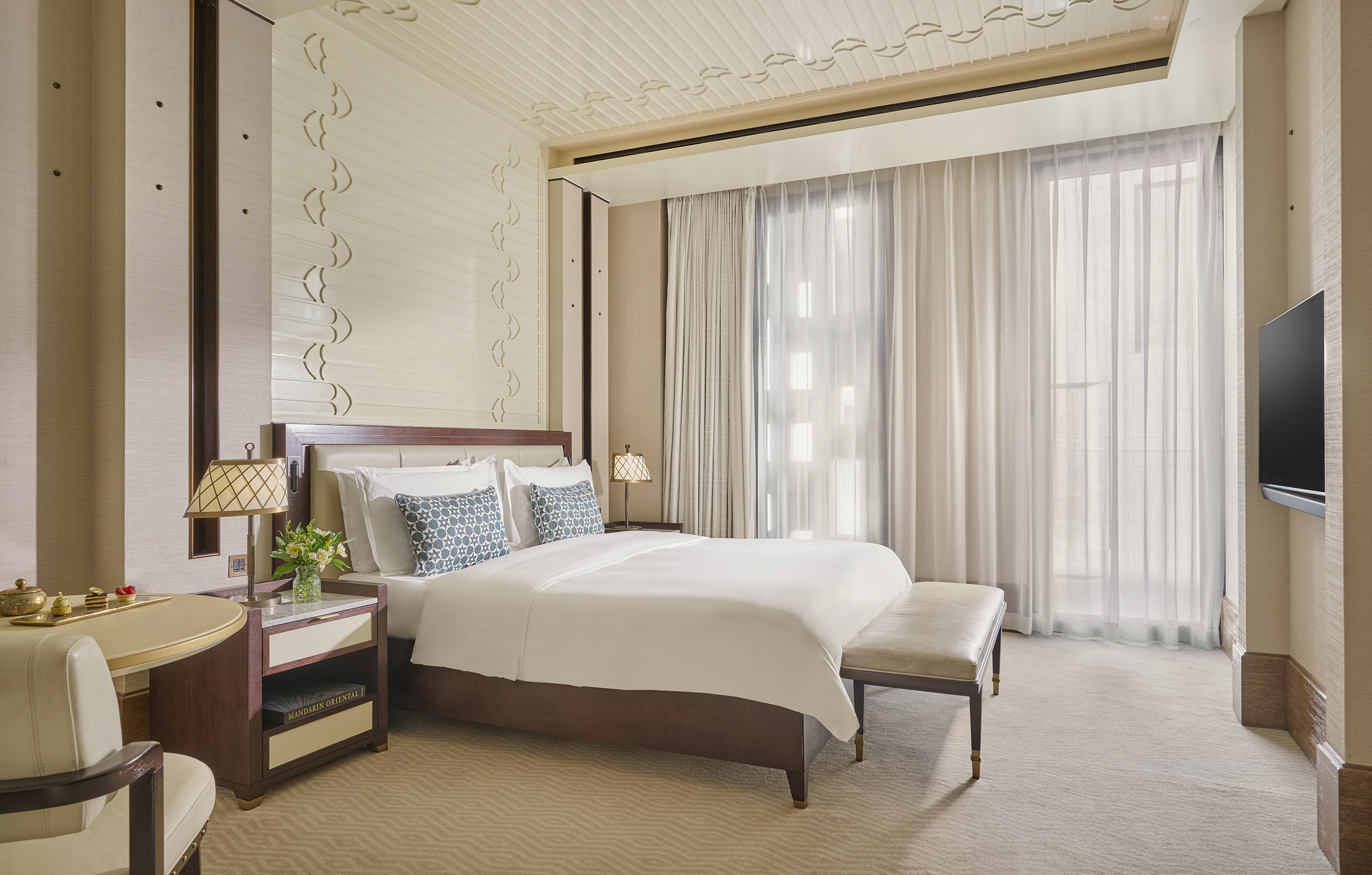 جناح ديلوكس بغرفتي نوم، Mandarin Oriental Doha 2/5
