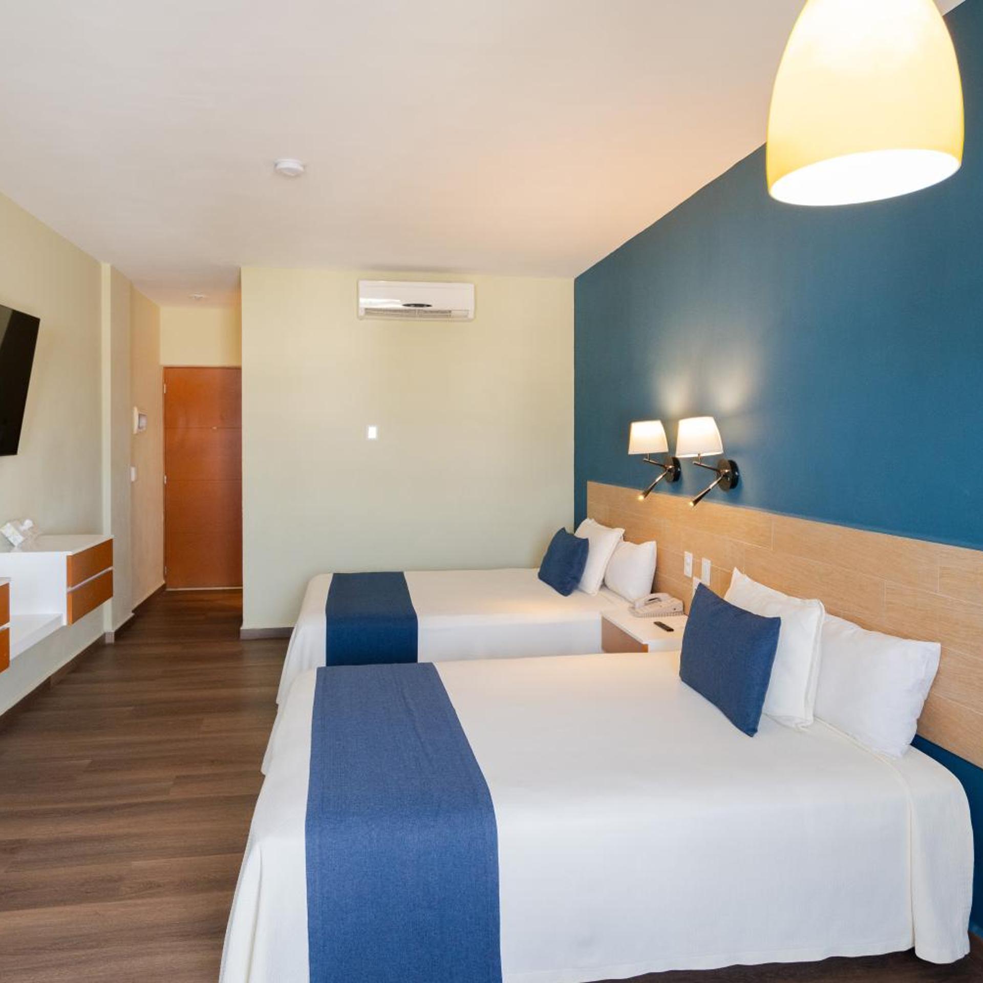 غرفة بسريرين مزدوجين بإطلالة على المدينة، Oceano Palace Beach Hotel 10/10