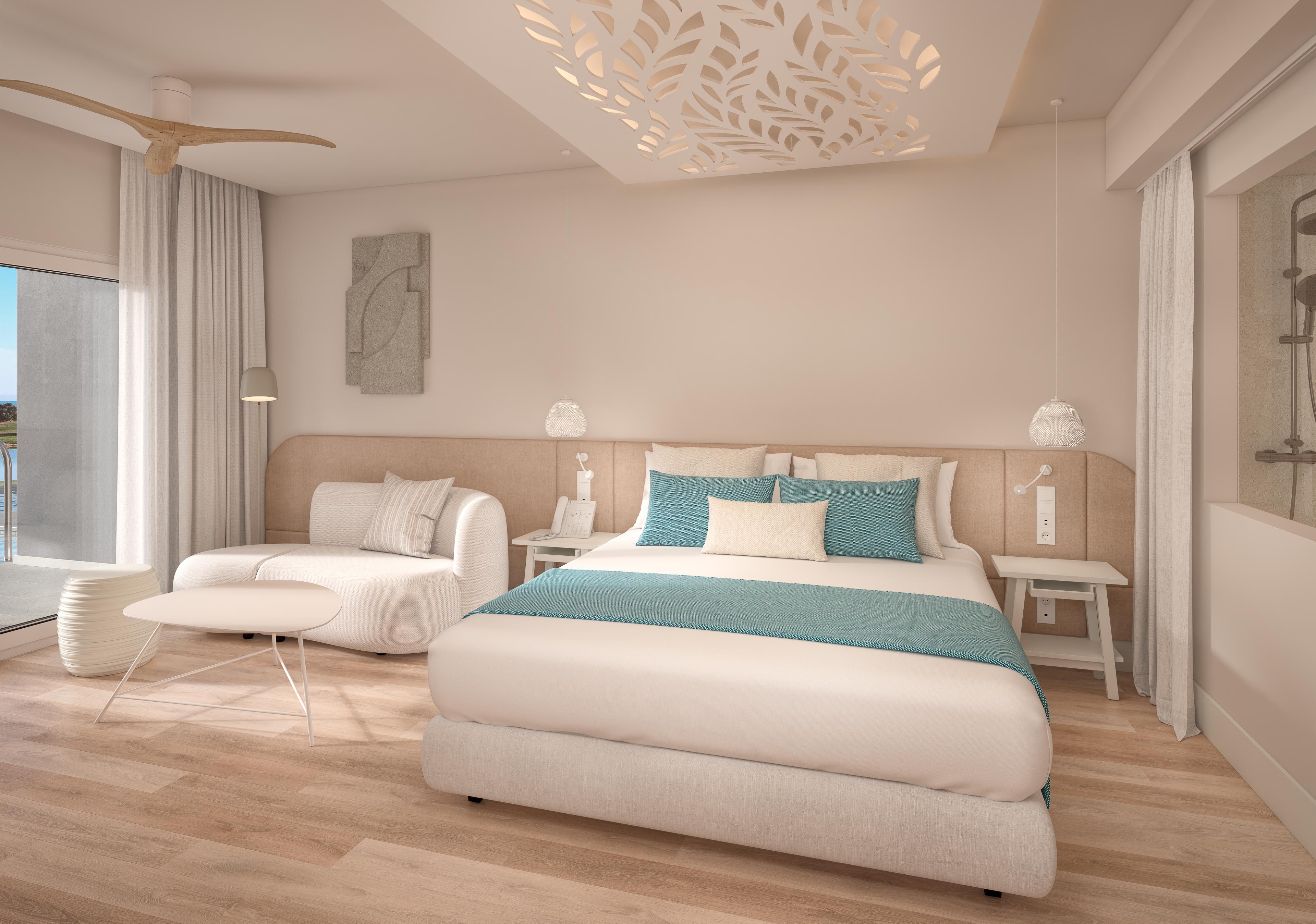 Swim Up, Double Bed, Sea View, Balcony or Terrace